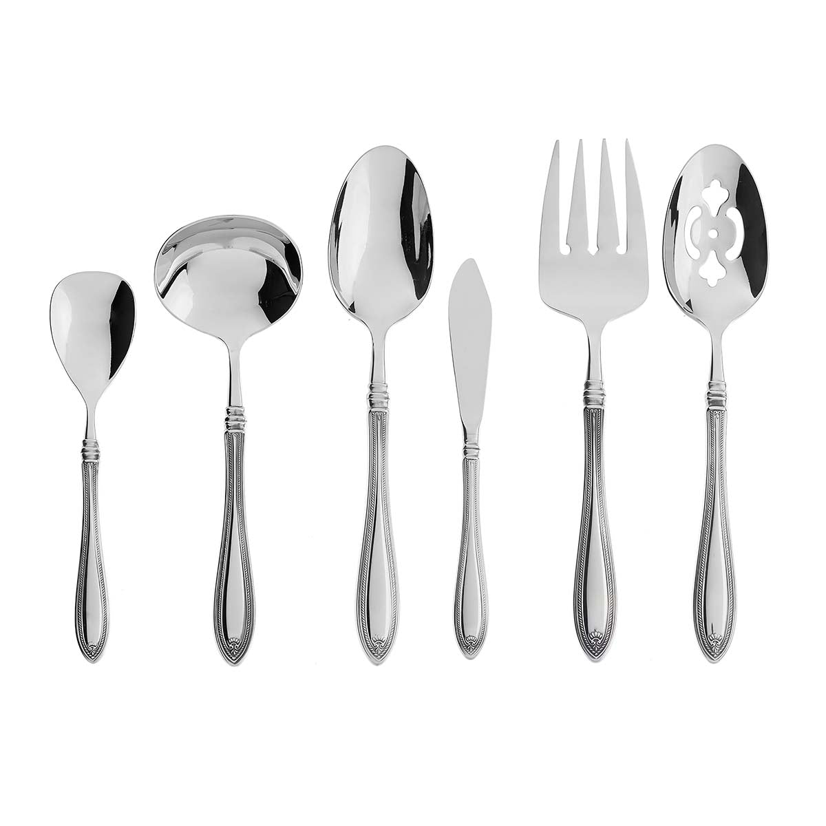Sheraton 6-Piece Hostess Set with Teardrop Handles | Elegant Tableware