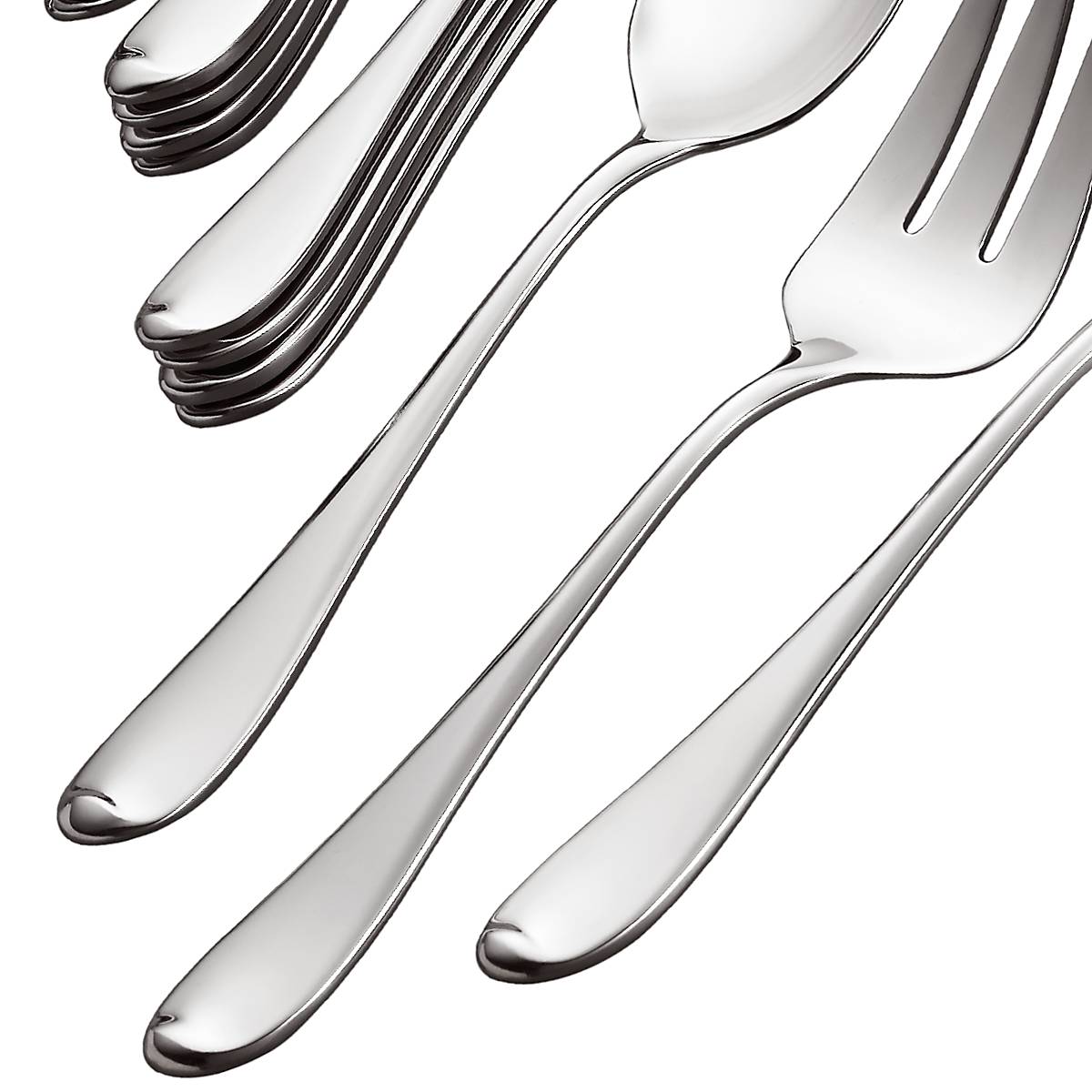 45-Piece Flatware Set in Polished 18/10 Stainless Steel | Gorham Studio
