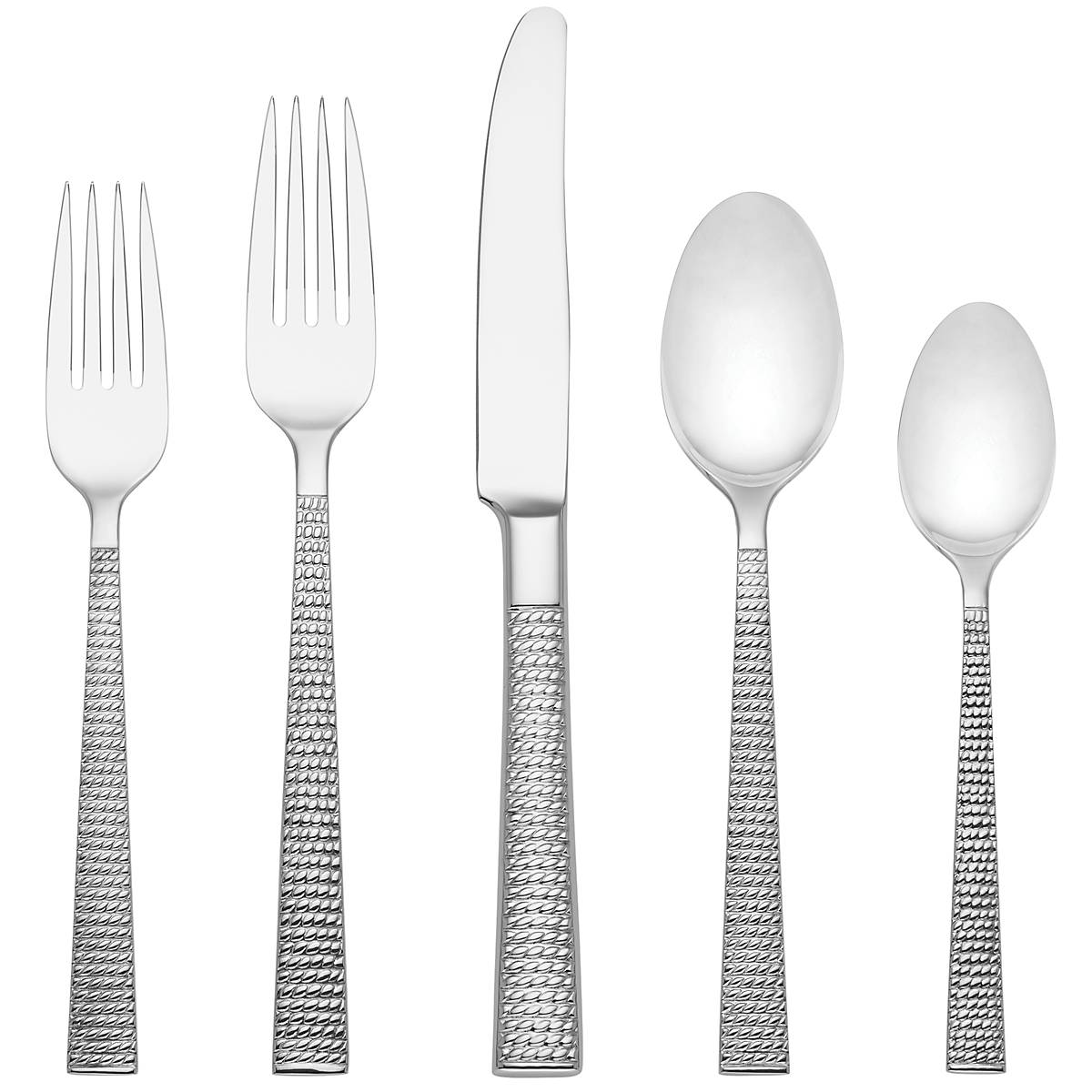 Stainless Steel Flatware Set with Rope Motif | Kate Spade Wickford