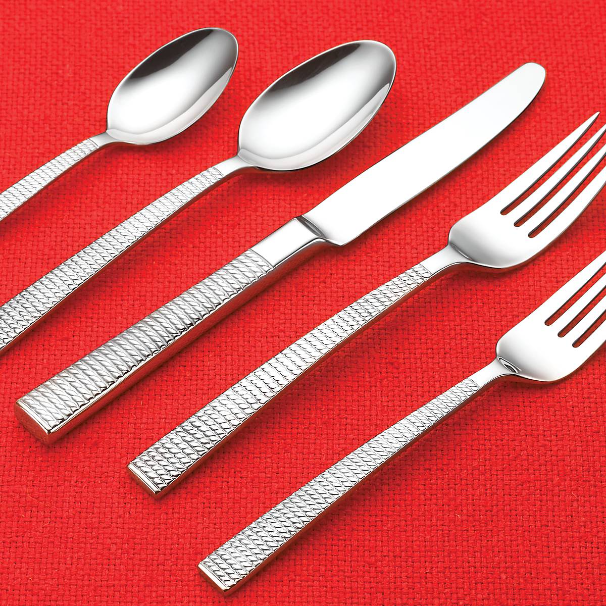 Stainless Steel Flatware Set with Rope Motif | Kate Spade Wickford