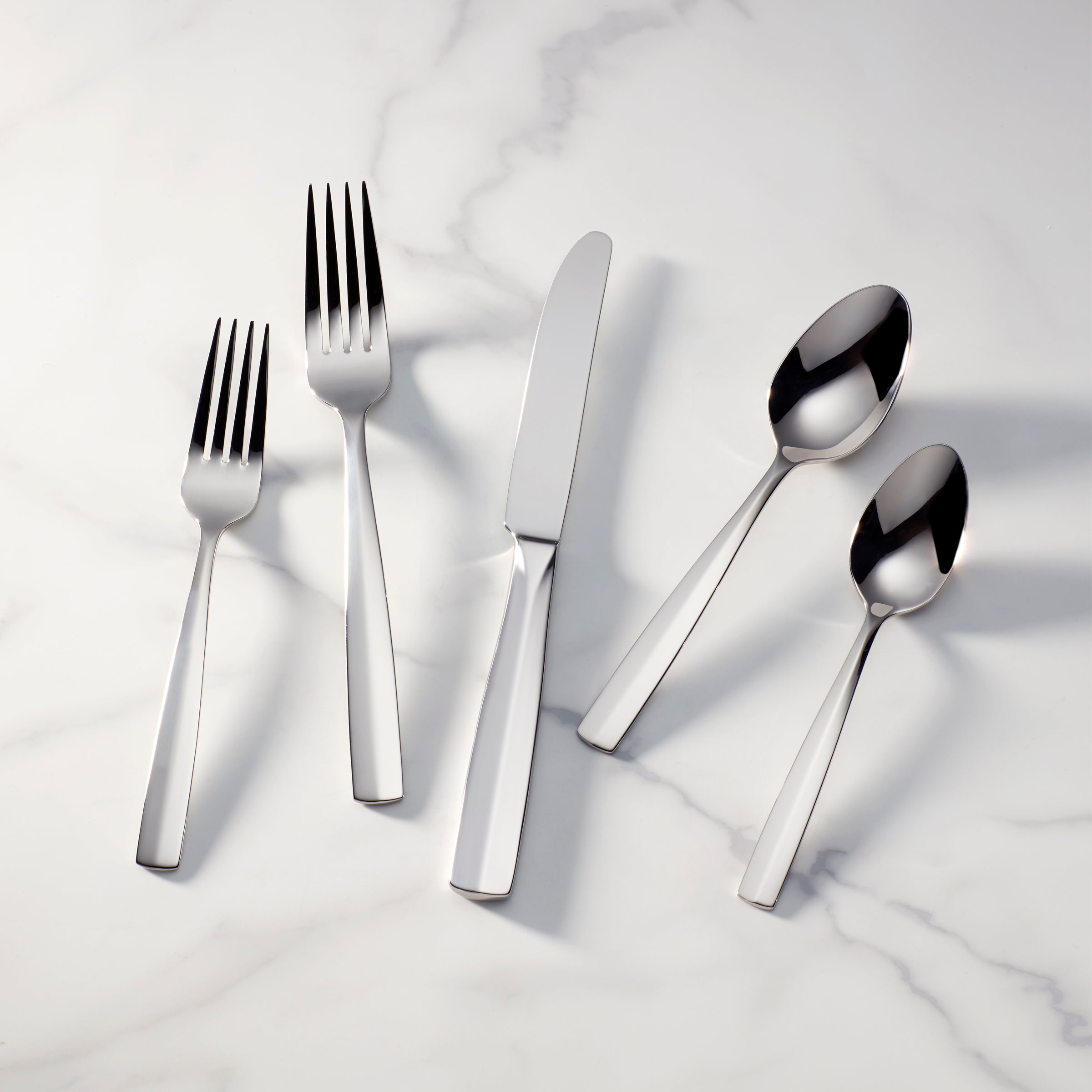 65-Piece Stainless Steel Flatware Set with Serving Pieces | Lachlan