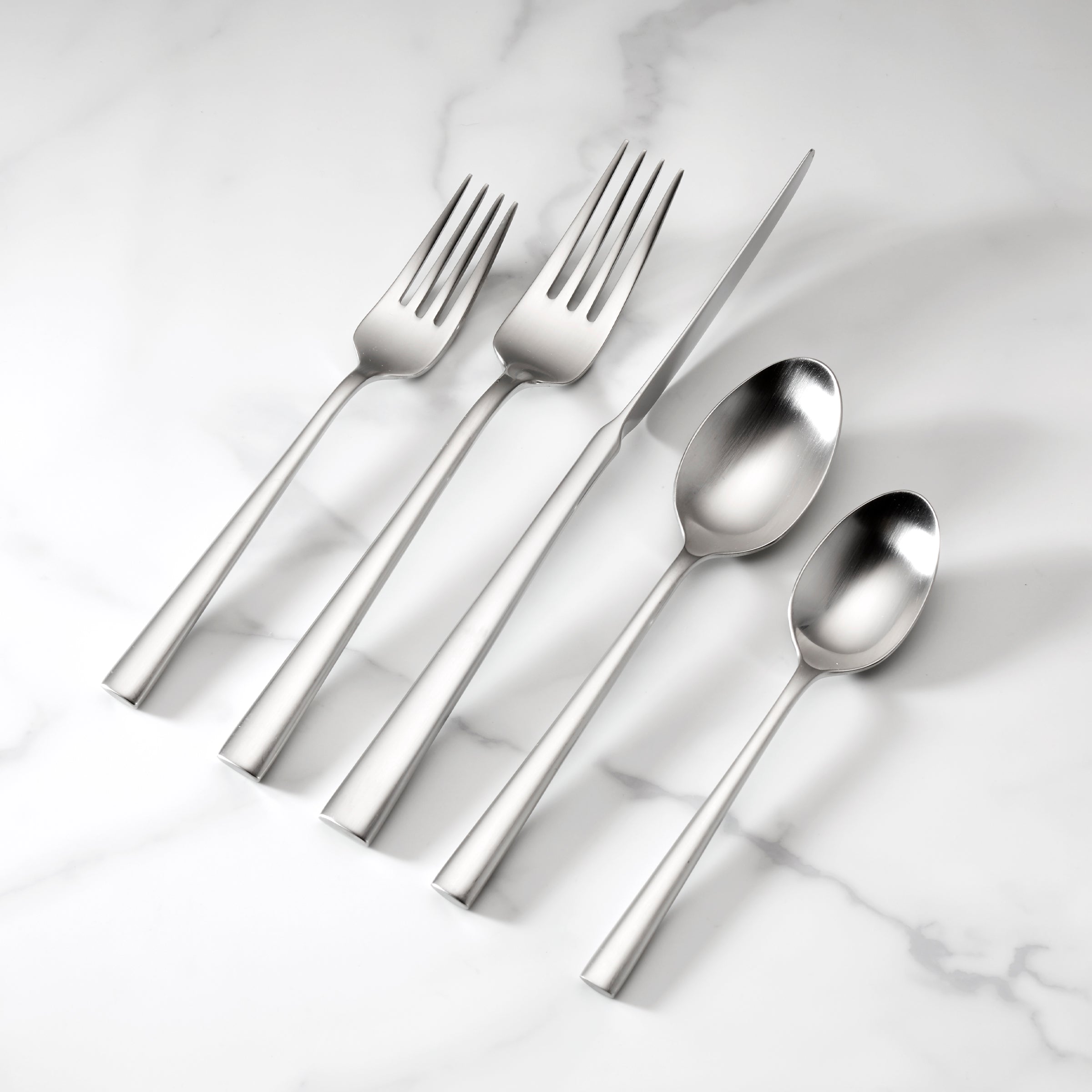 Stainless Steel 5-Piece Place Setting | Malmo Satin
