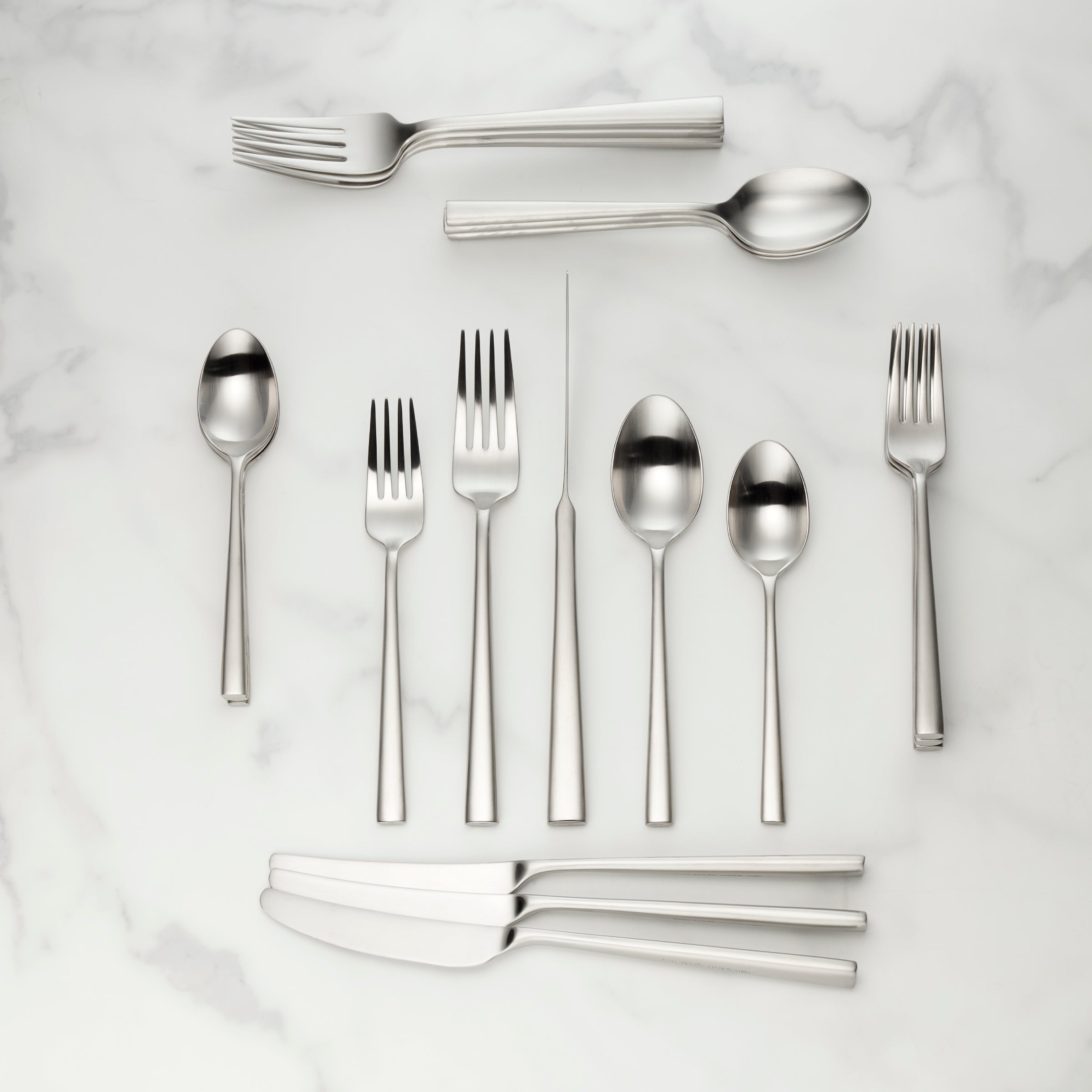 Stainless Steel Flatware Set 20-Piece for Dining | Malmo Satin