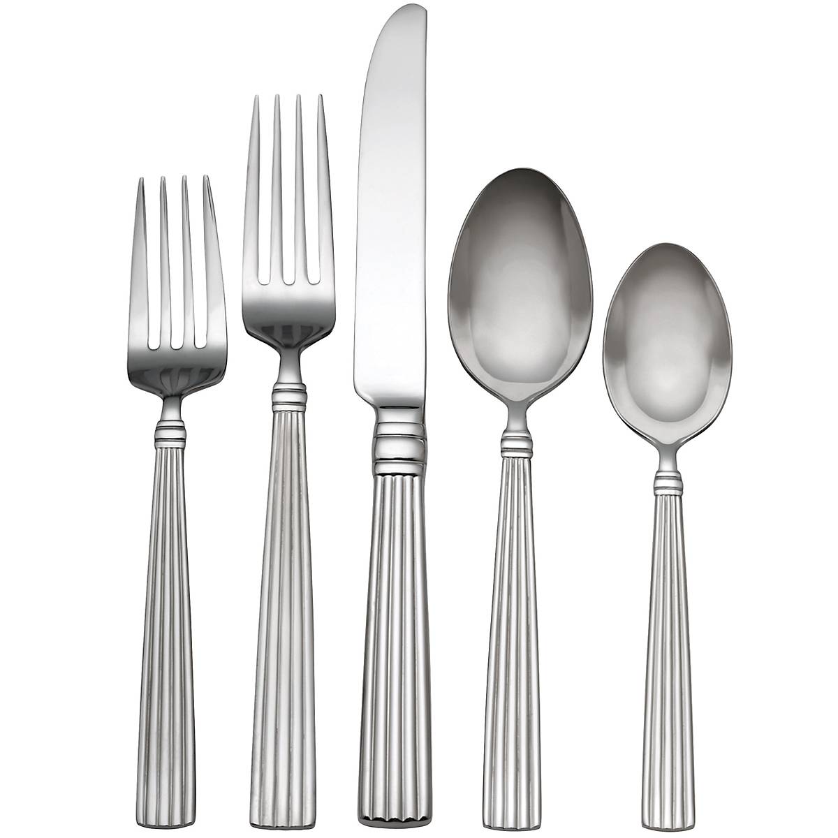 65-Piece Stainless Steel Flatware Set for 12 | Crescendo II