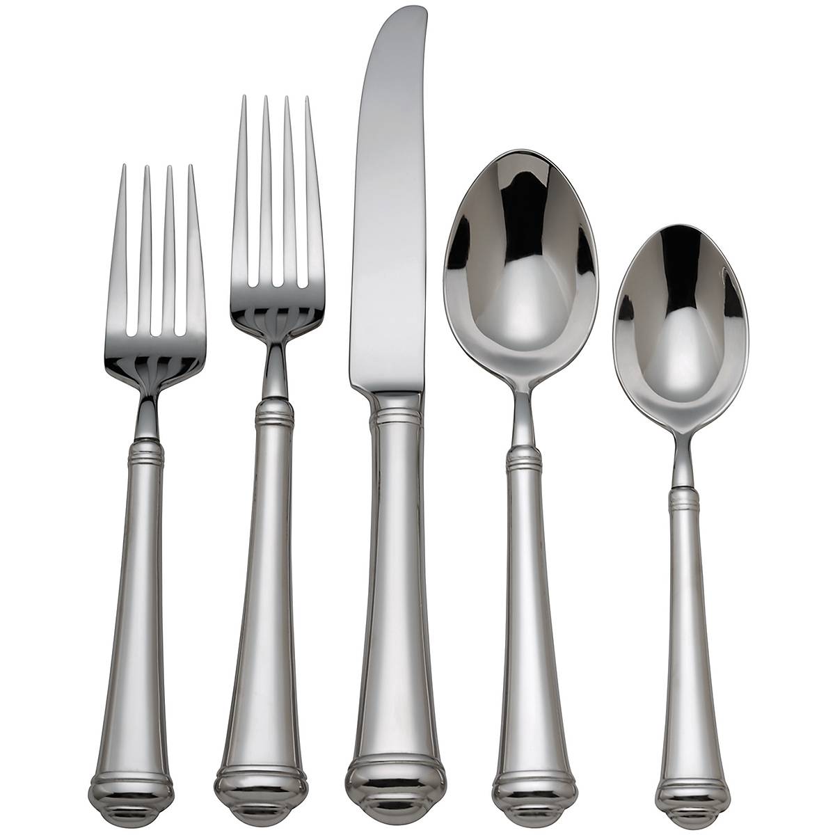 Allora 5-Piece Stainless Steel Flatware Set | Traditional Danish Design