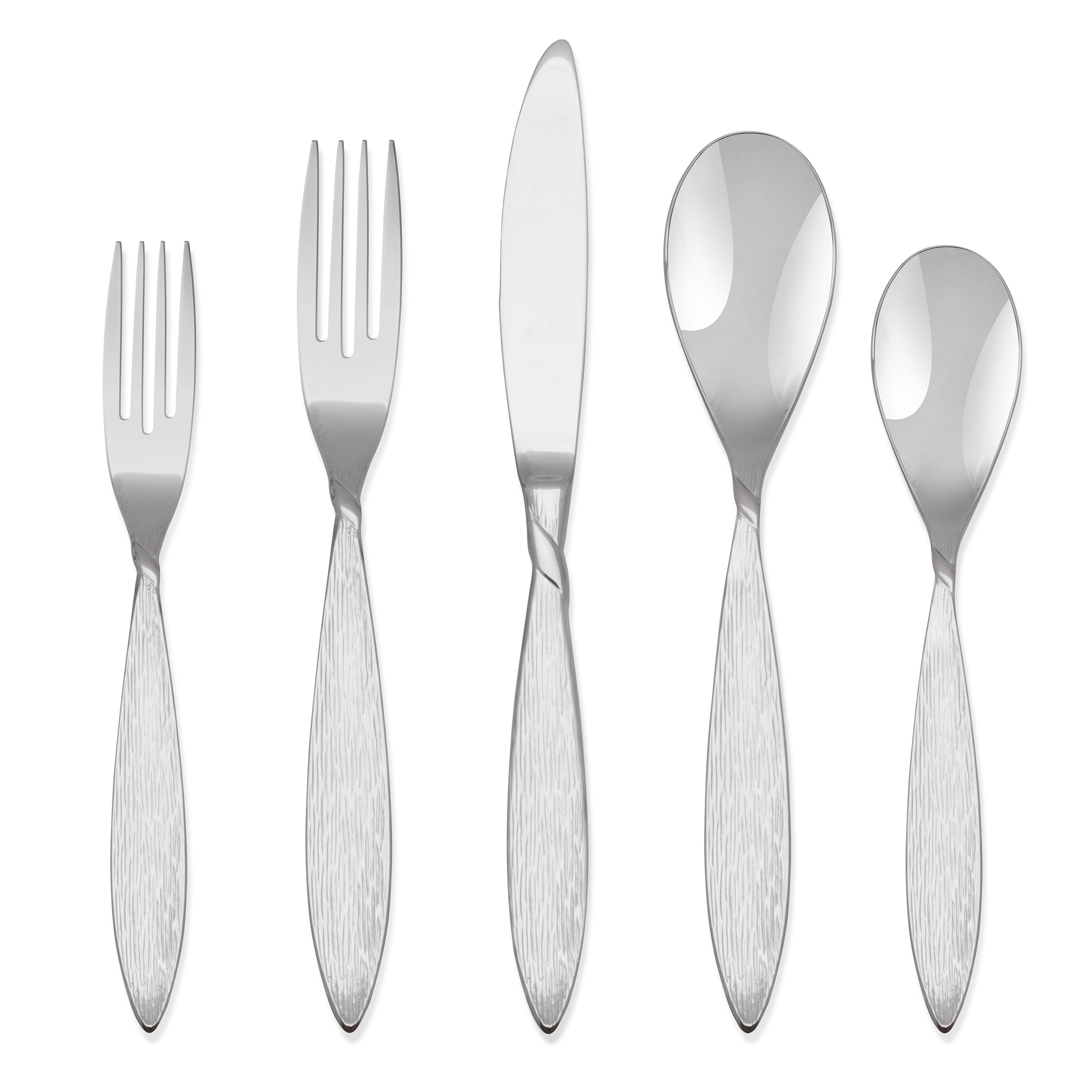 20 Piece Flatware Set in 18/10 Stainless Steel | Wavendon