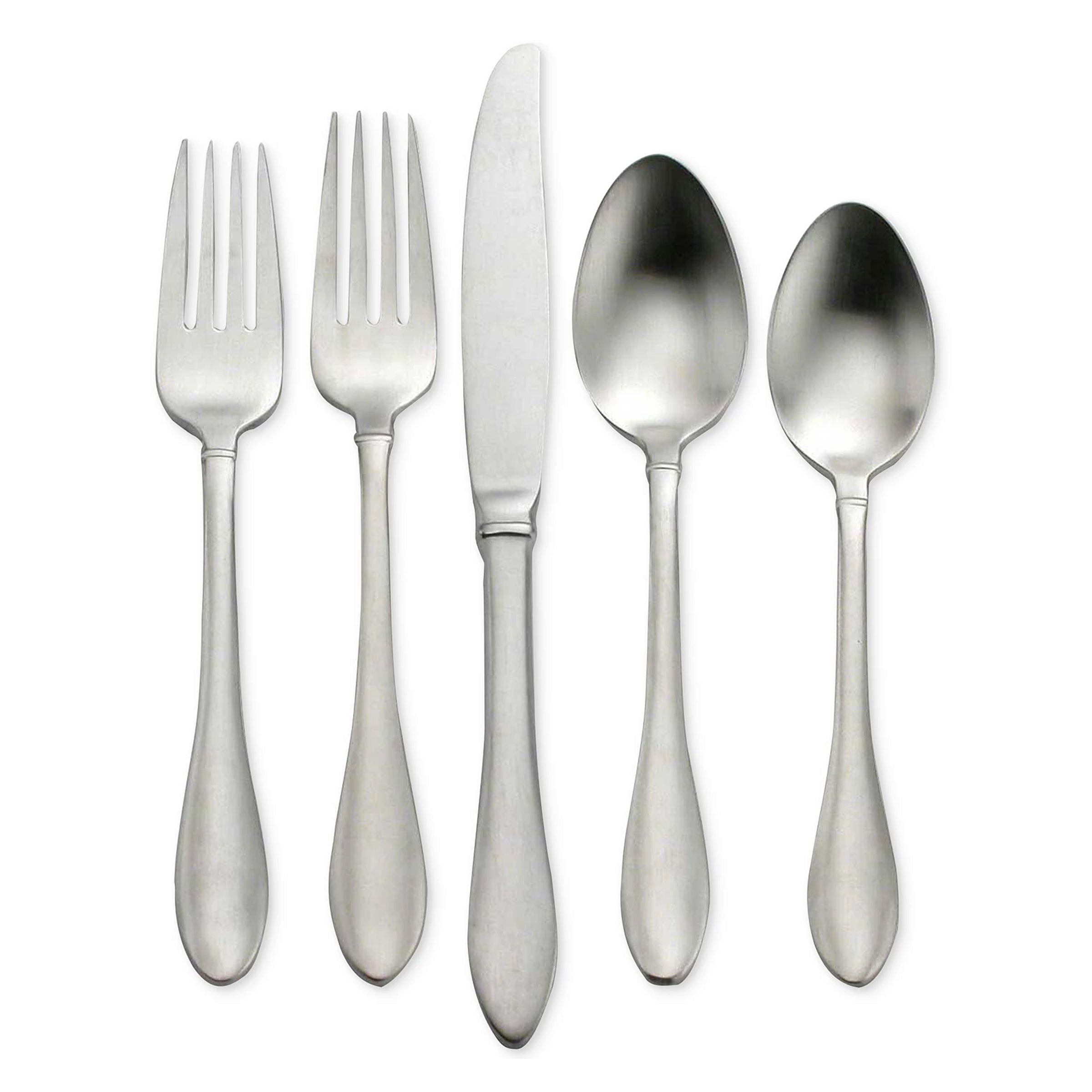 50 Piece Flatware Set with Satin Finish | Jackson