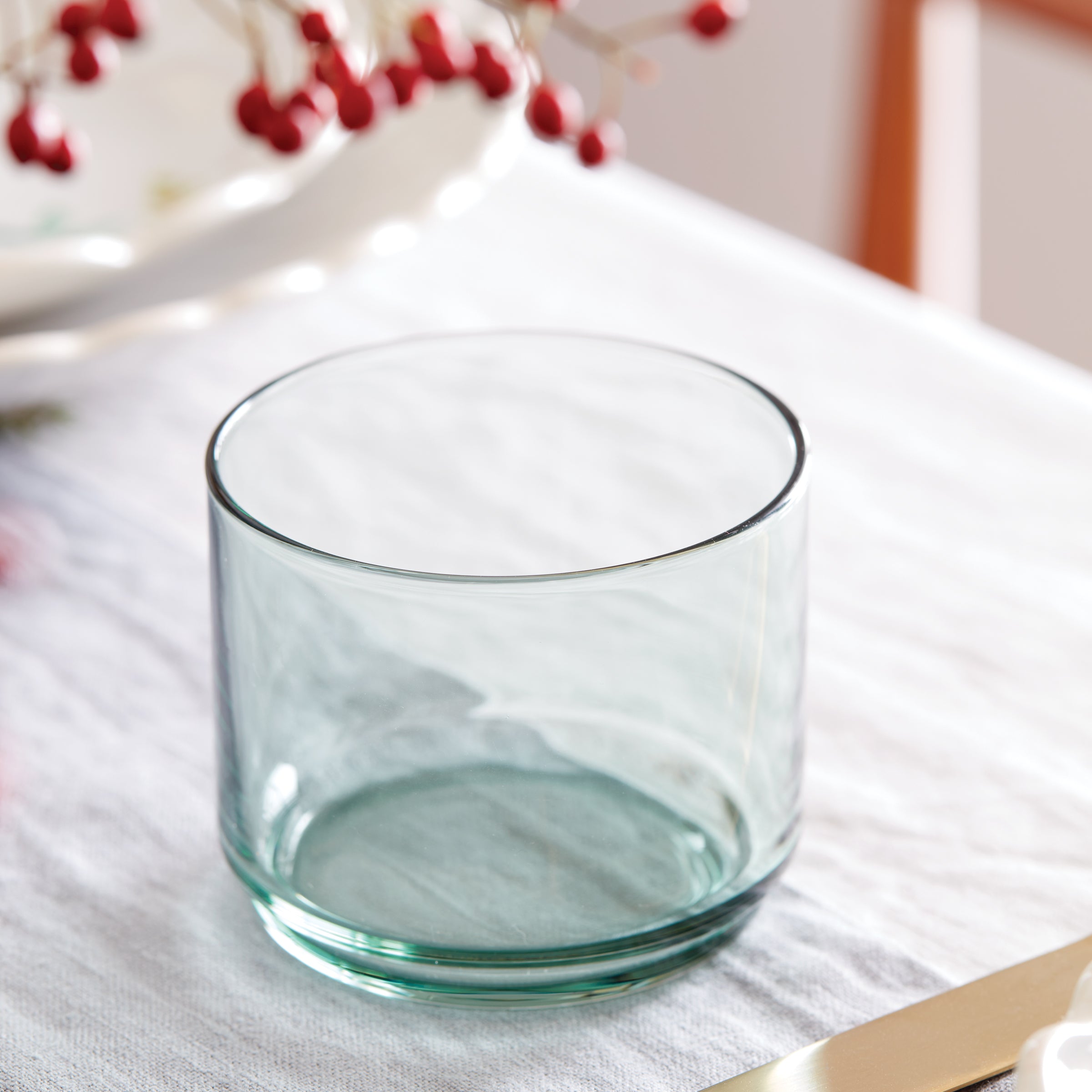 Stackable Green Short Glasses Set of 4 | Tuscany Classics