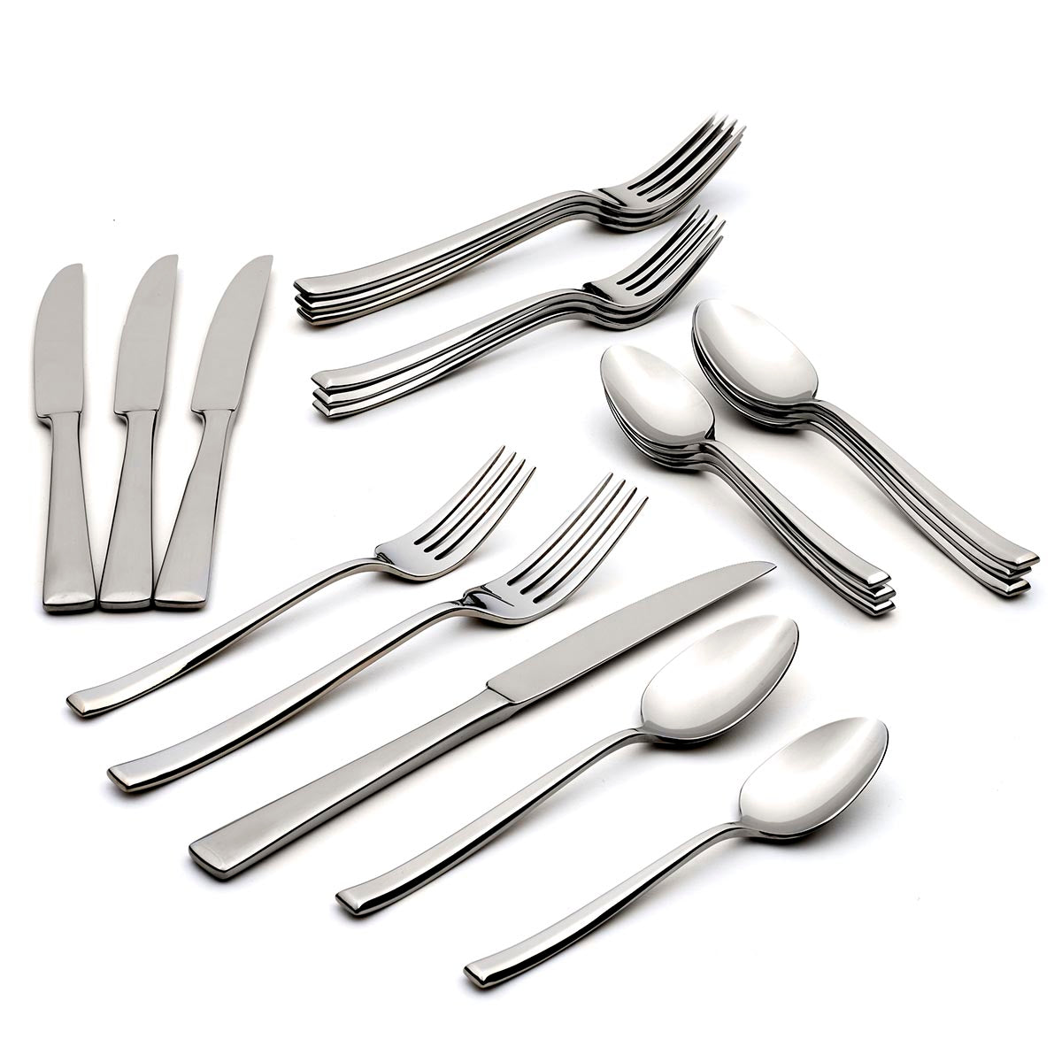 20 Piece Flatware Set - Stainless Steel Cutlery Set | Pearce