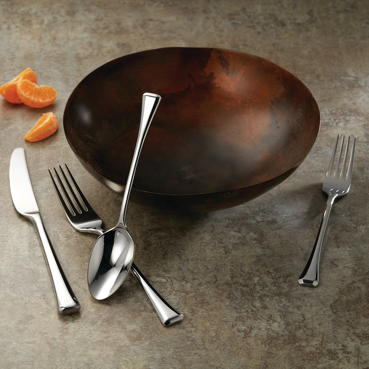 Luxury 20-Piece Flatware Set with Gemstone Accents | Faceta