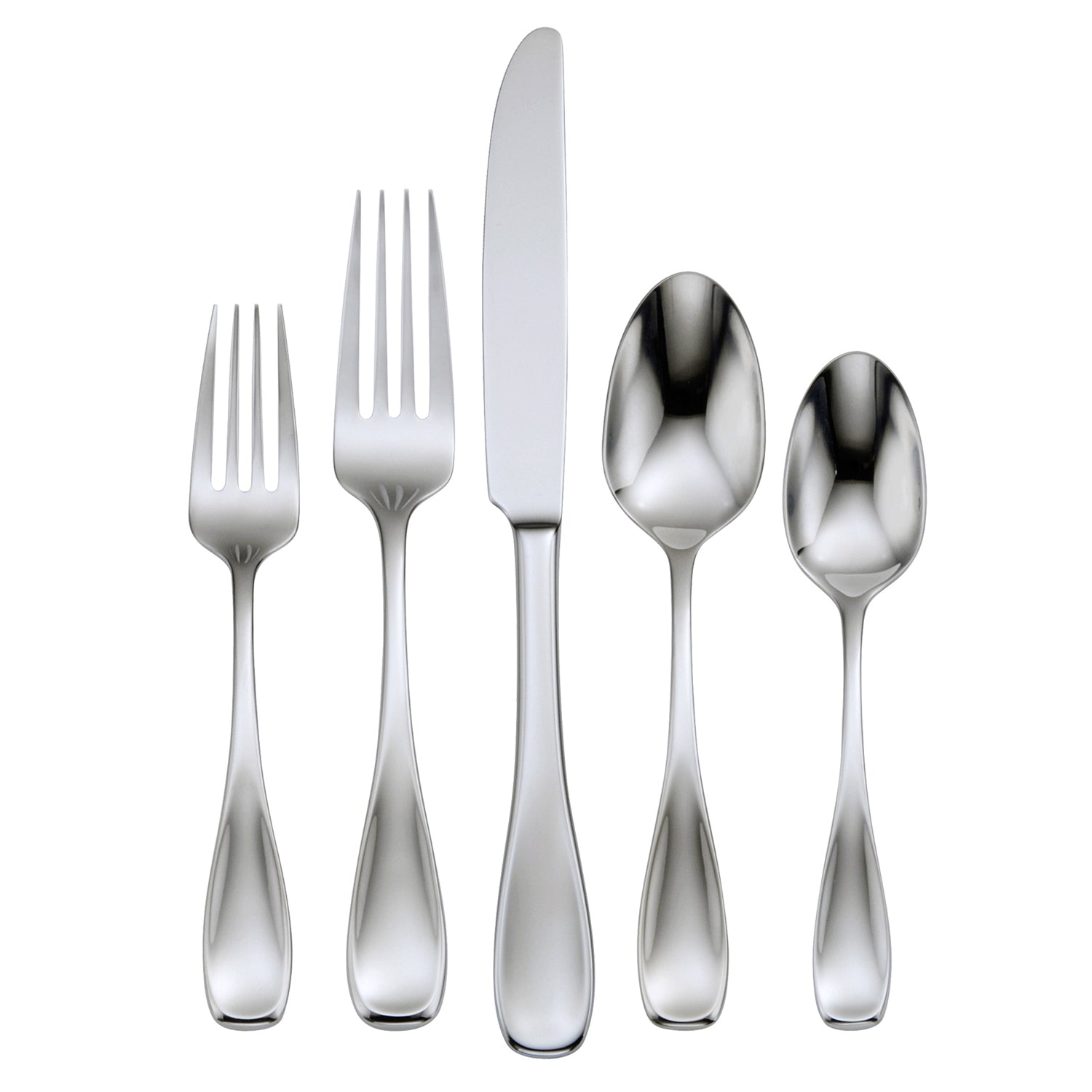 Modern 20-Piece Flatware Set with Teardrop Handles | Voss