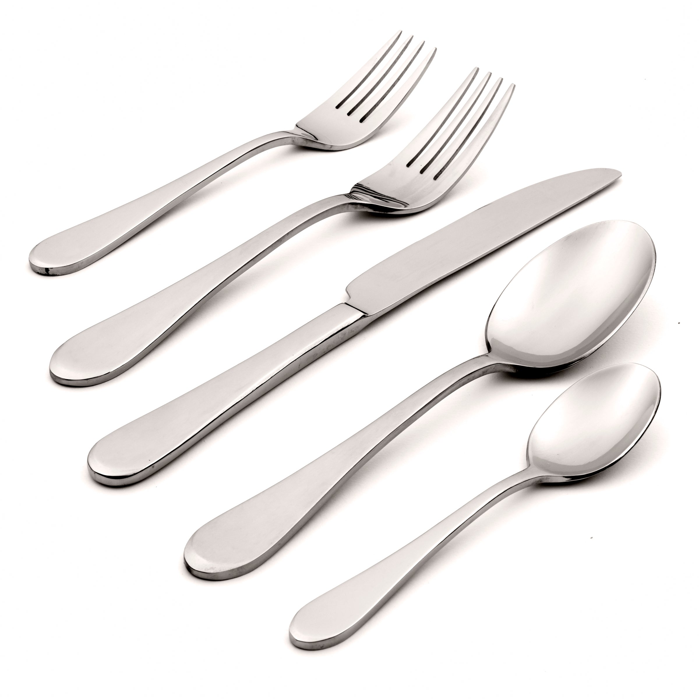 50-Piece Flatware Set with Sleek Finish | Icarus