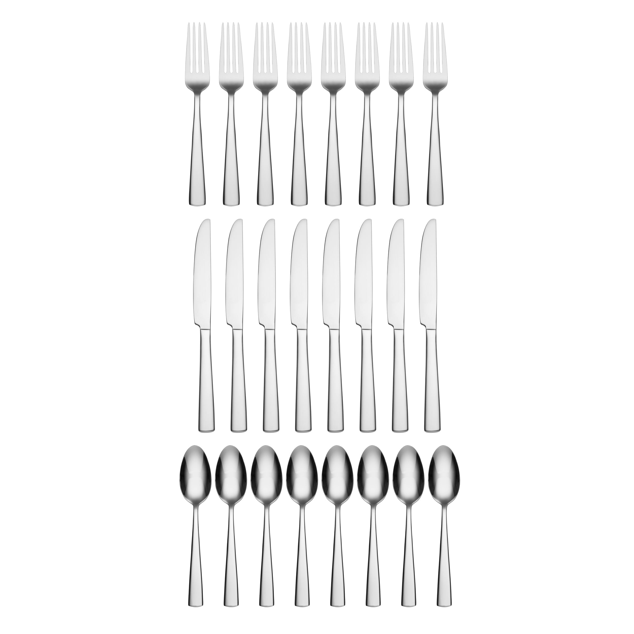 24-Piece Flatware Set for Modern Dining | Chef's Table Collection