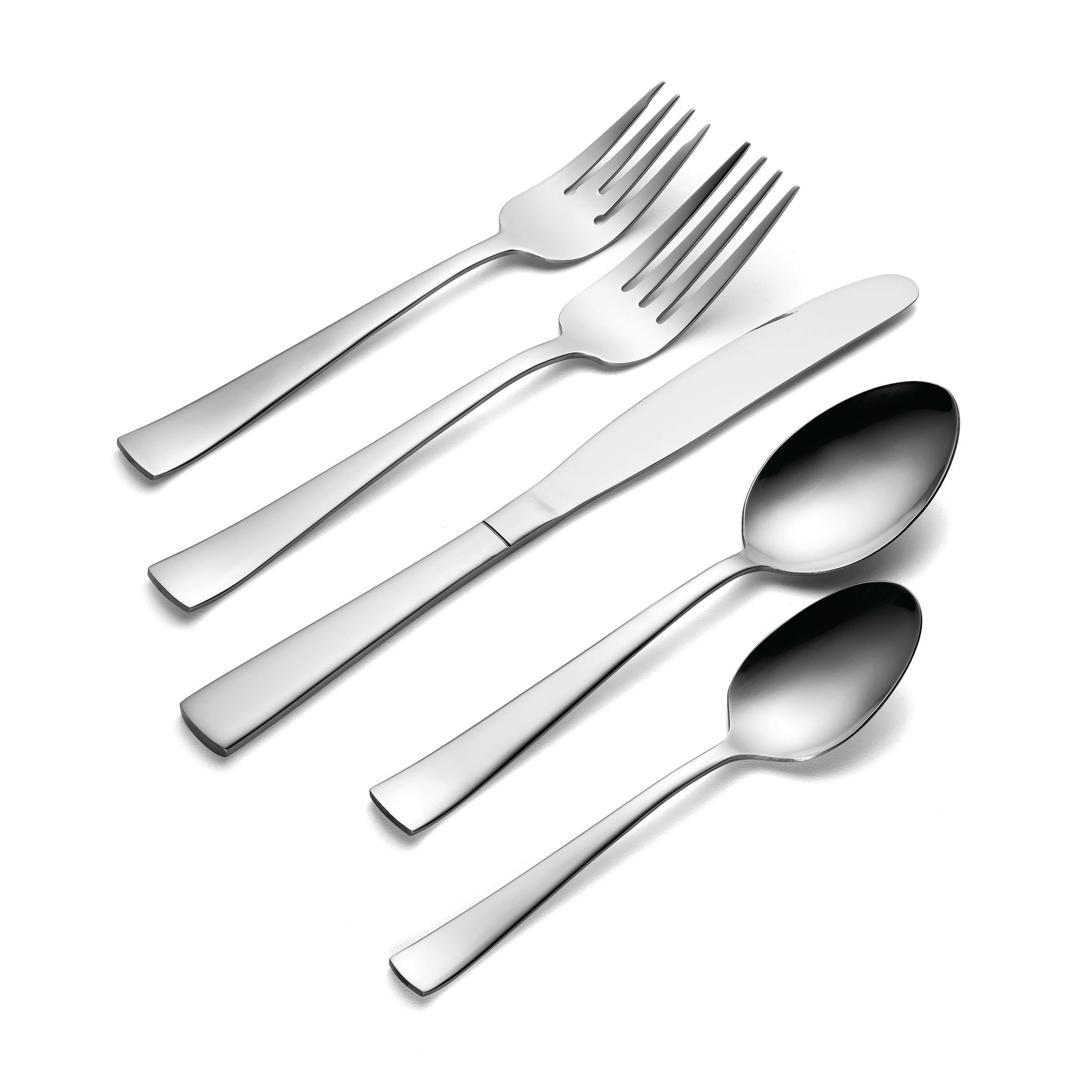 90 Piece Flatware Set - Heavyweight & Balanced | Avery