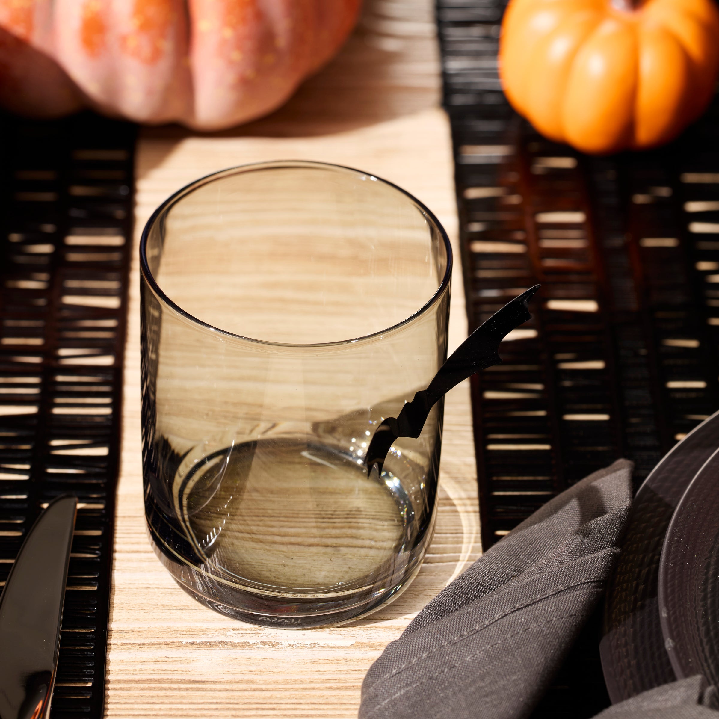 Stackable Smoke Tall Glasses Set of 4 | Tuscany Classics