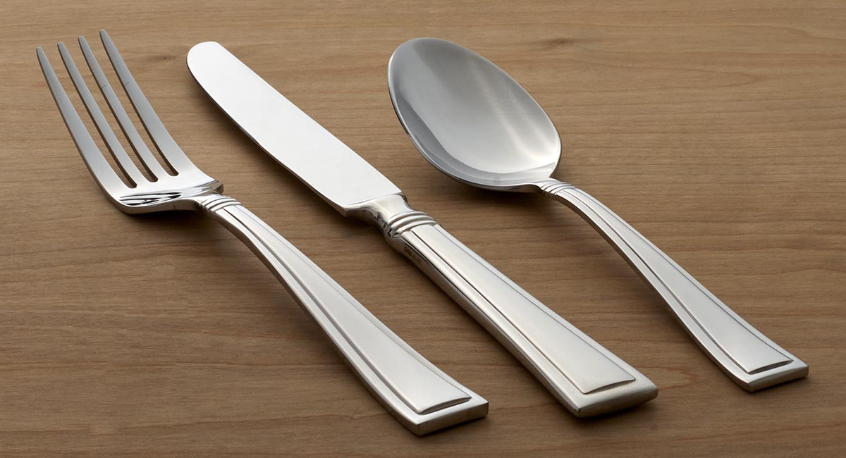 45-Piece Flatware Set with Heavy Bands & Extra Depth | Butler