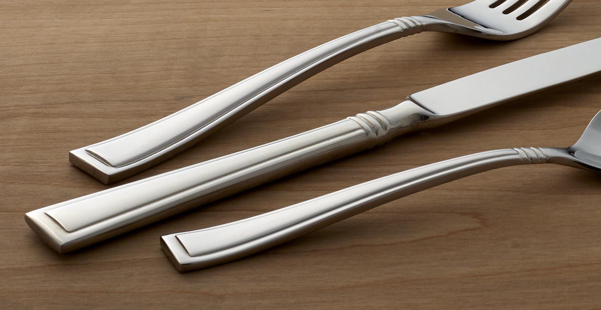 45-Piece Flatware Set with Heavy Bands & Extra Depth | Butler