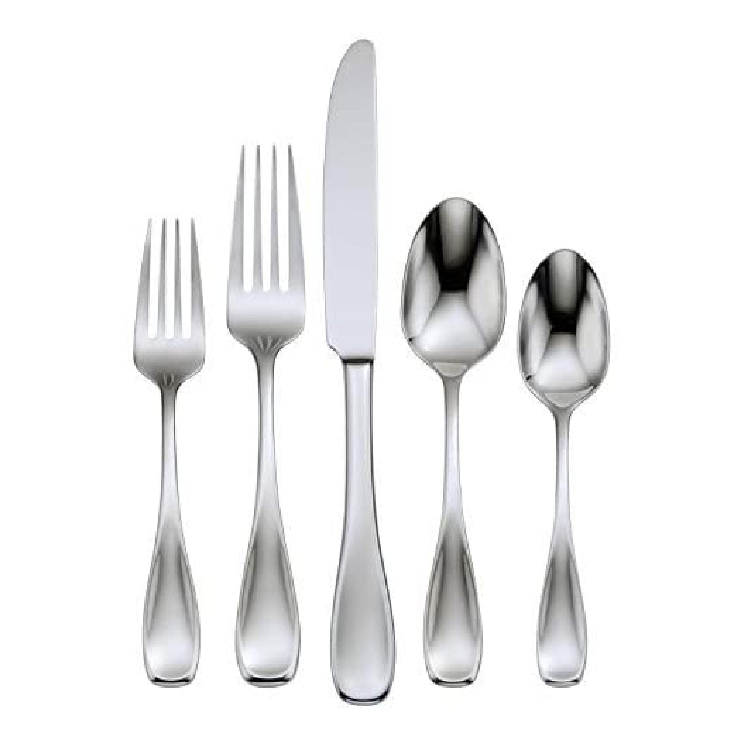 Brushed Satin Flatware Set 45-Piece for 8 | Voss