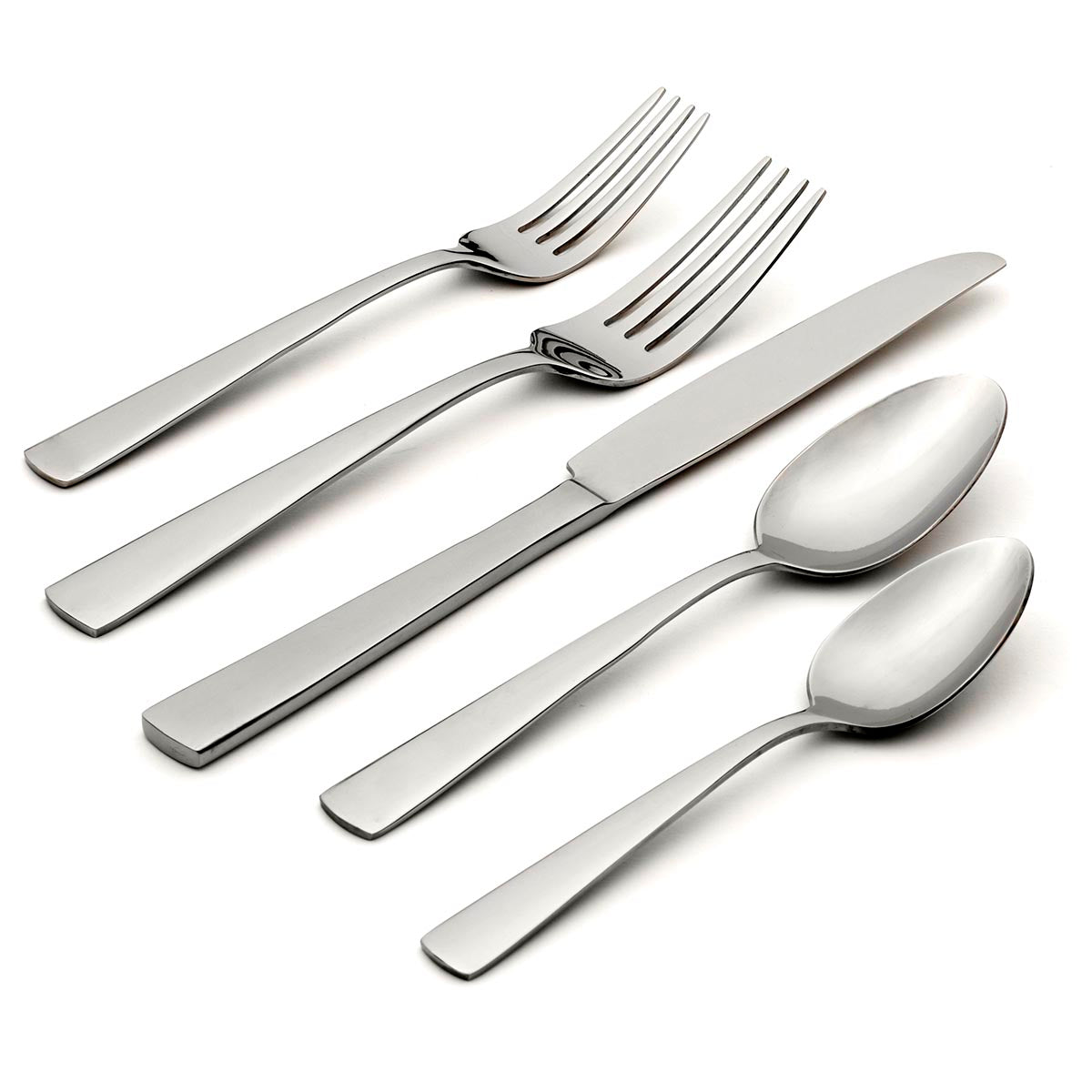 Satin Flatware Set 20-Piece for Everyday Dining | Nocha