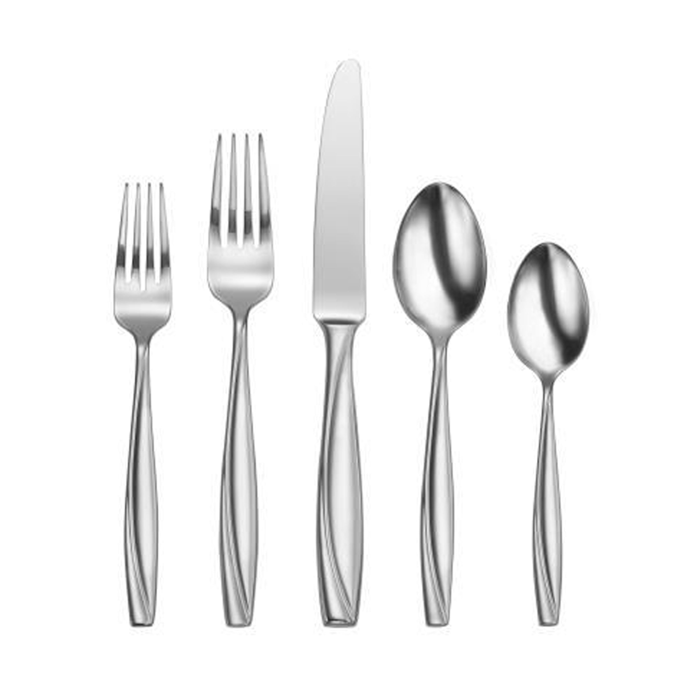 53-Piece Flatware Set in Sand Finish | Camlynn