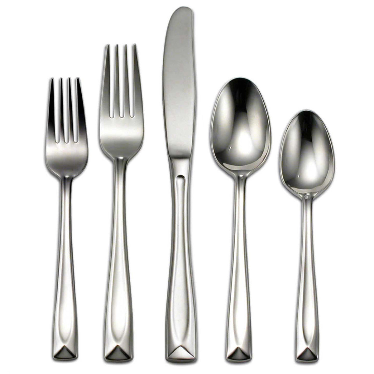 Minimalist 45-Piece Flatware Set - Durable & Simple Design | Lincoln