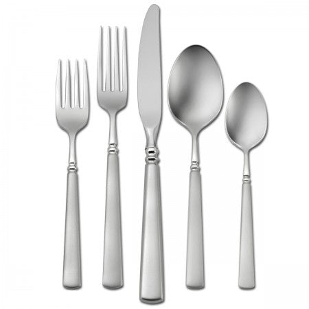 20-Piece Satin Flatware Set with Flared Handles | Easton