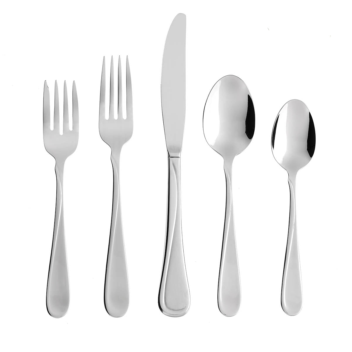 45 Piece Flatware Set - Mid-Century Modern Design | Flight