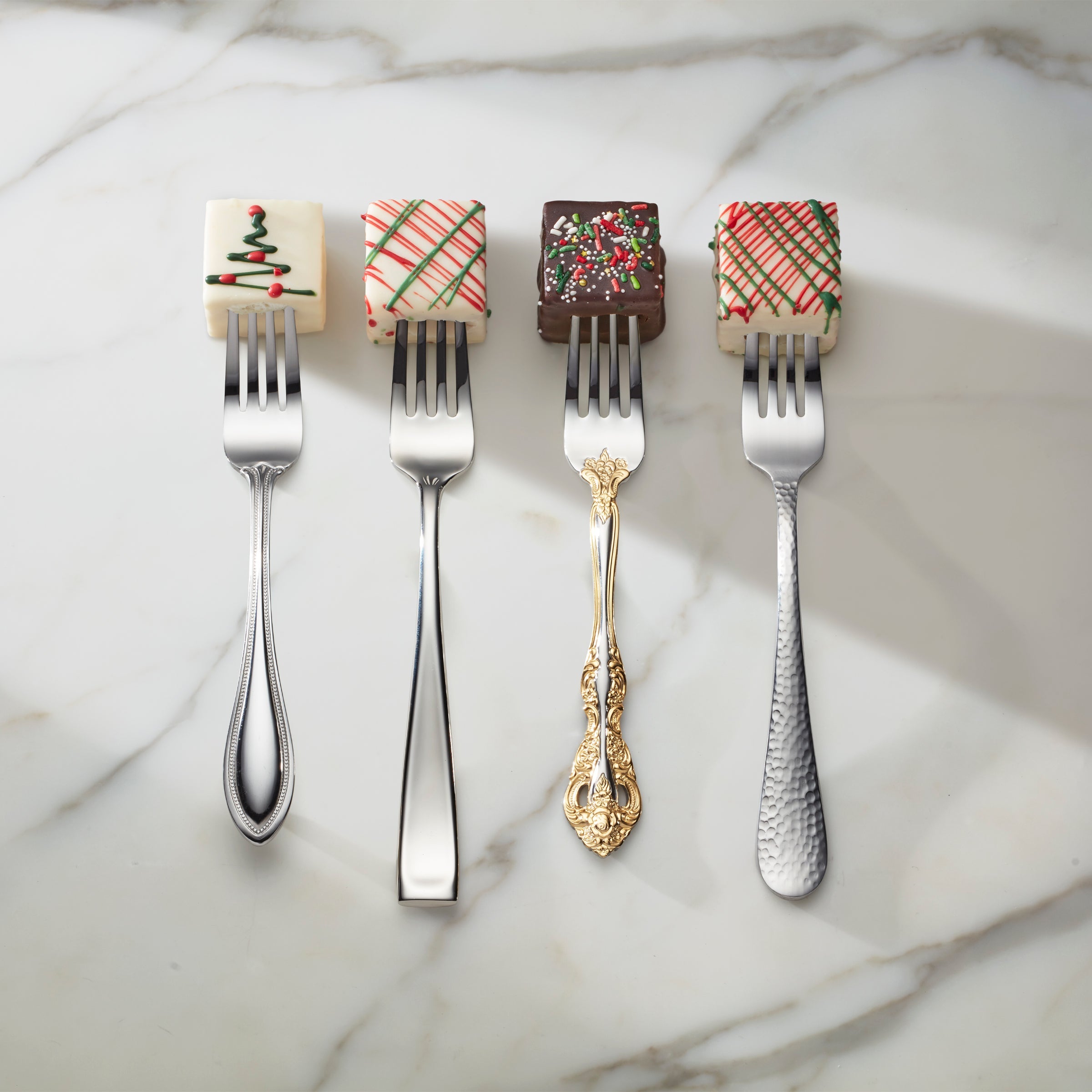 45-Piece Flatware Set with Beaded Border | American Harmony