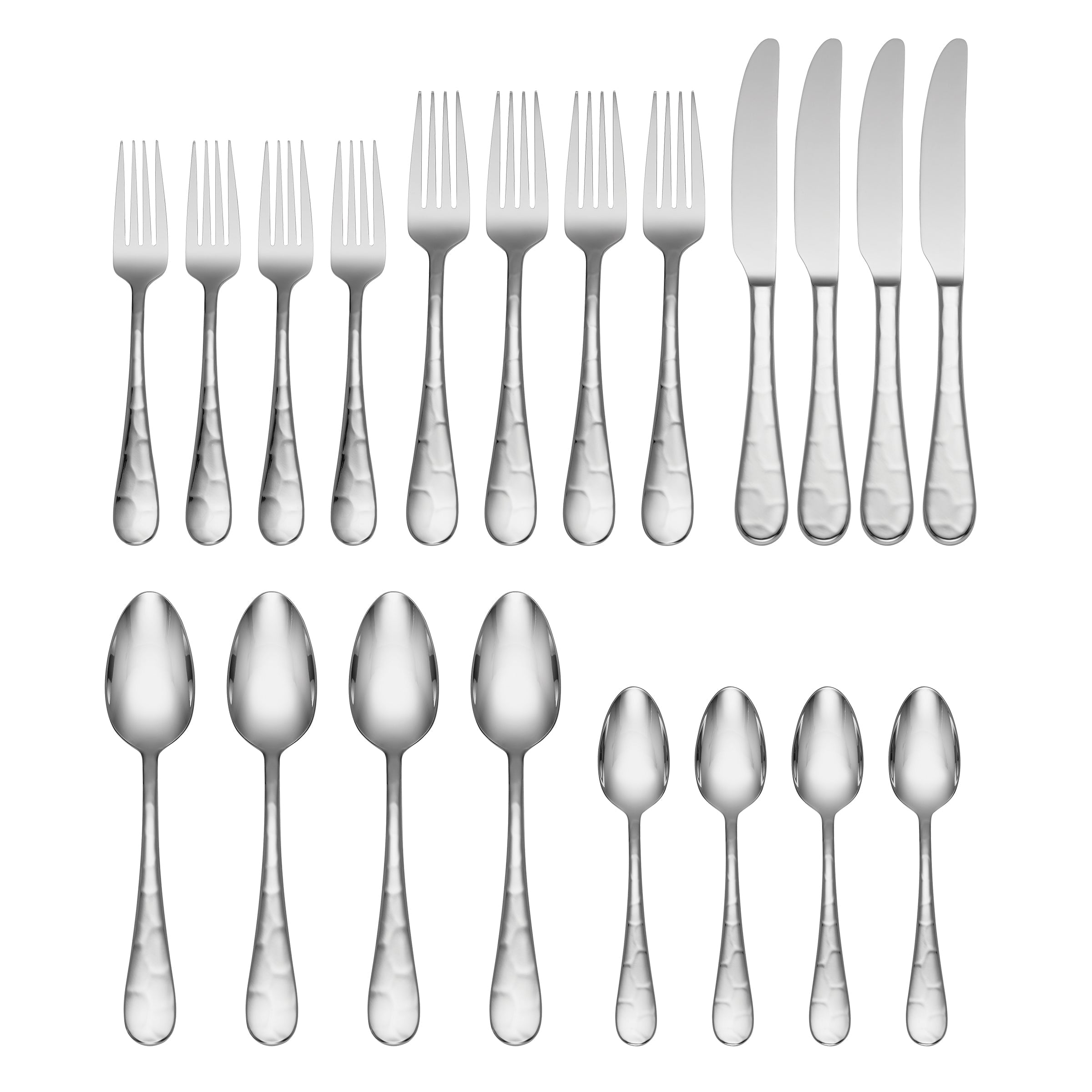45 Piece Flatware Set with Mirror Finish | Piper