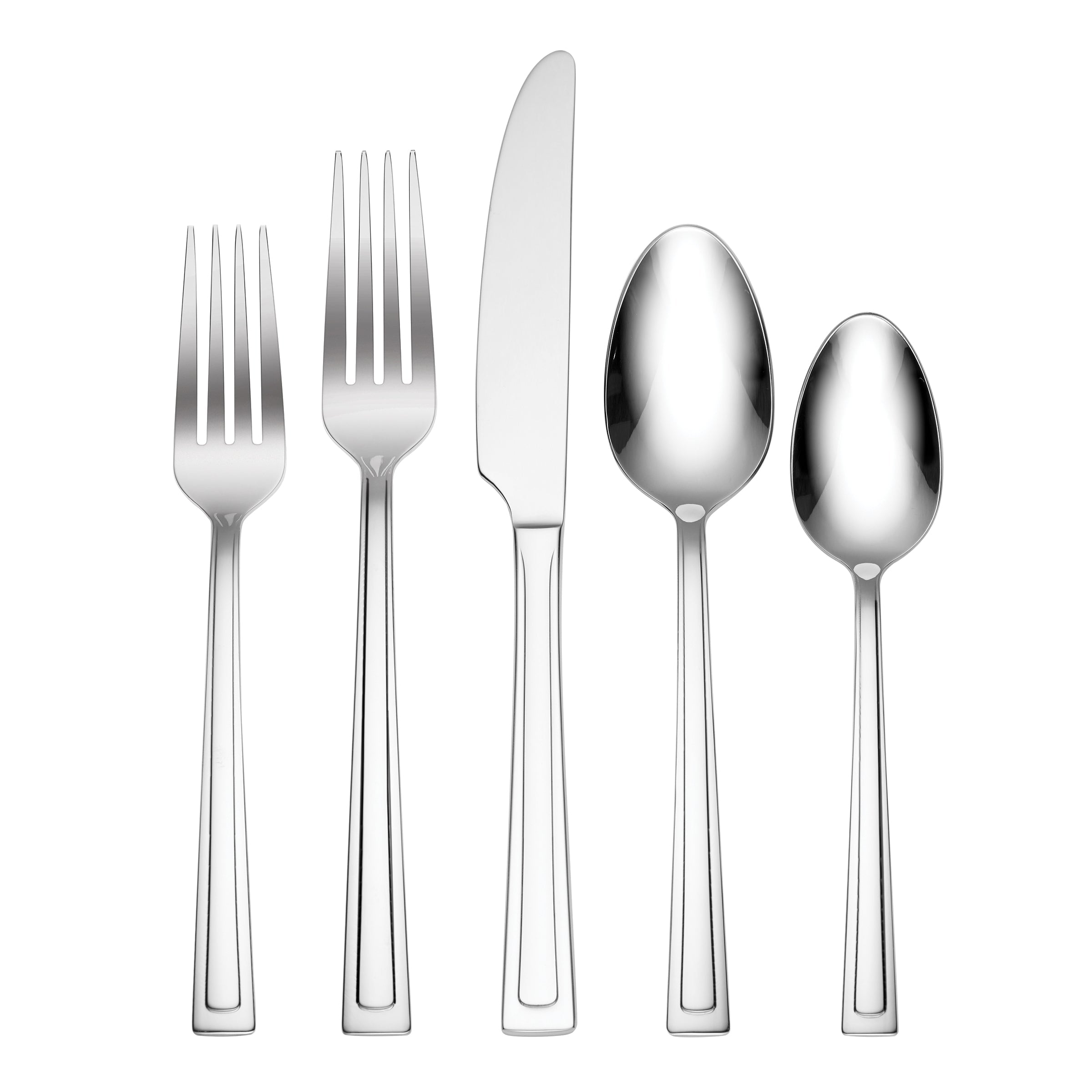 20-Piece Flatware Set with Rustic Design | Farmington by Hampton Forge