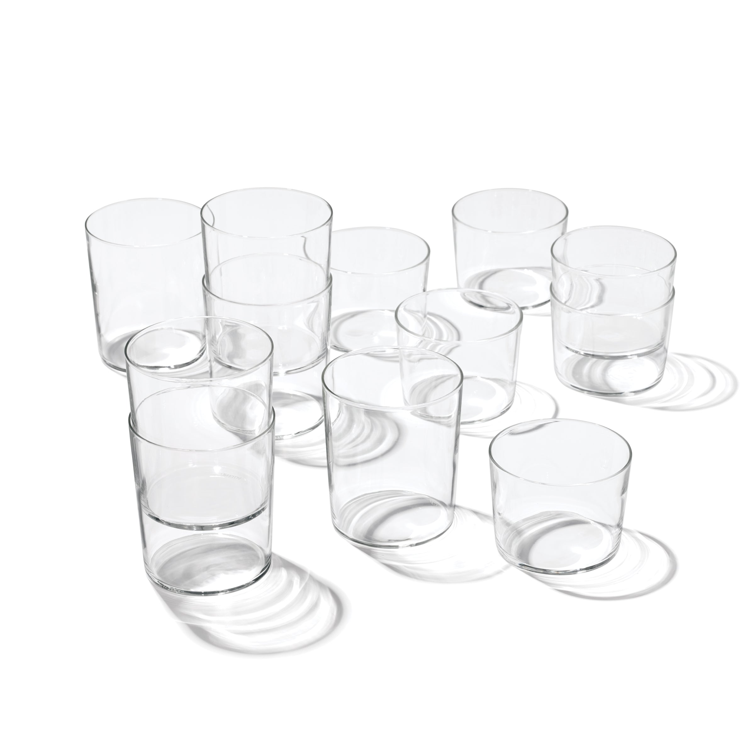 Stackable Clear Drinking Glasses - Set of 12 | Oneida