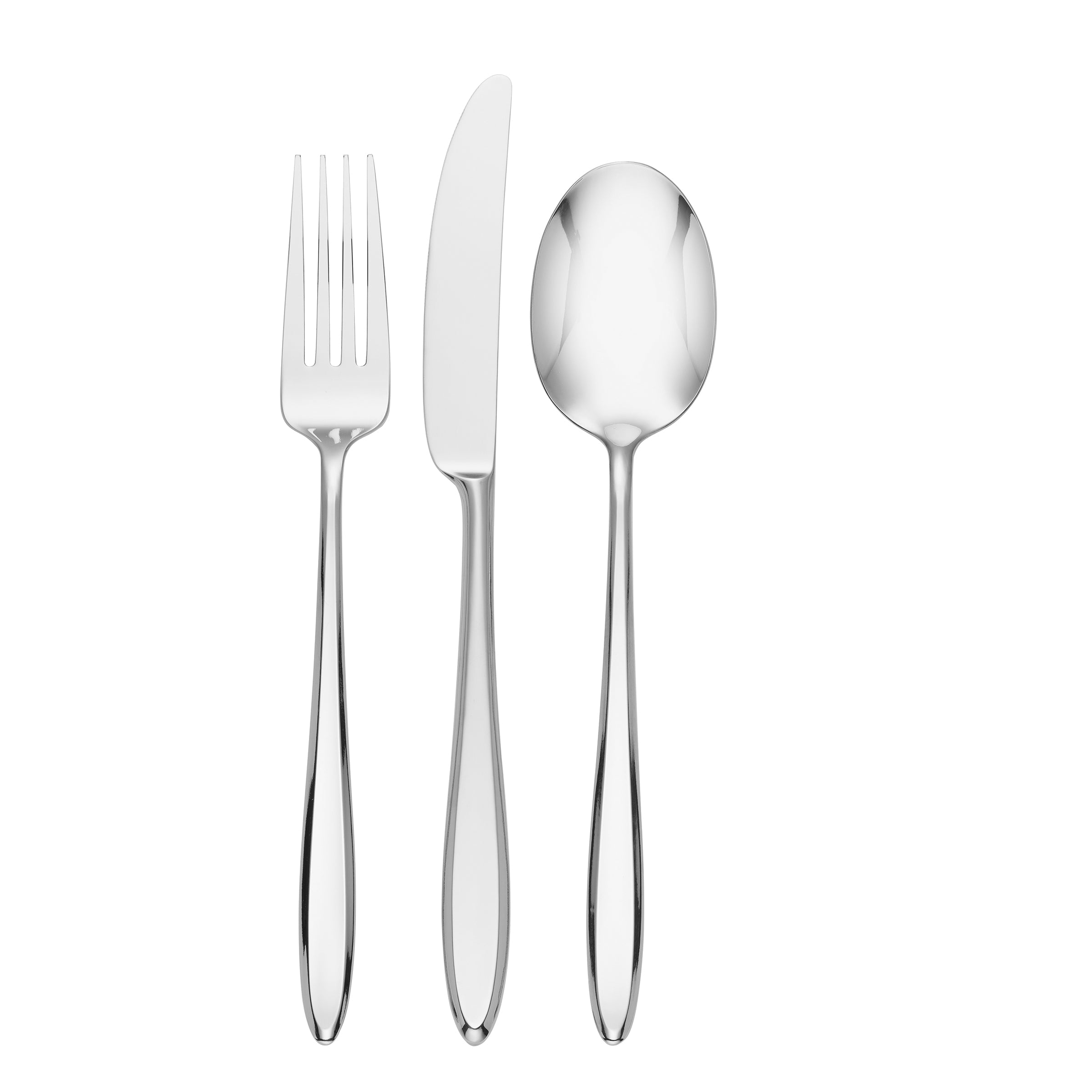 12 Piece Flatware Set - Modern Stainless Steel Cutlery | Ayla
