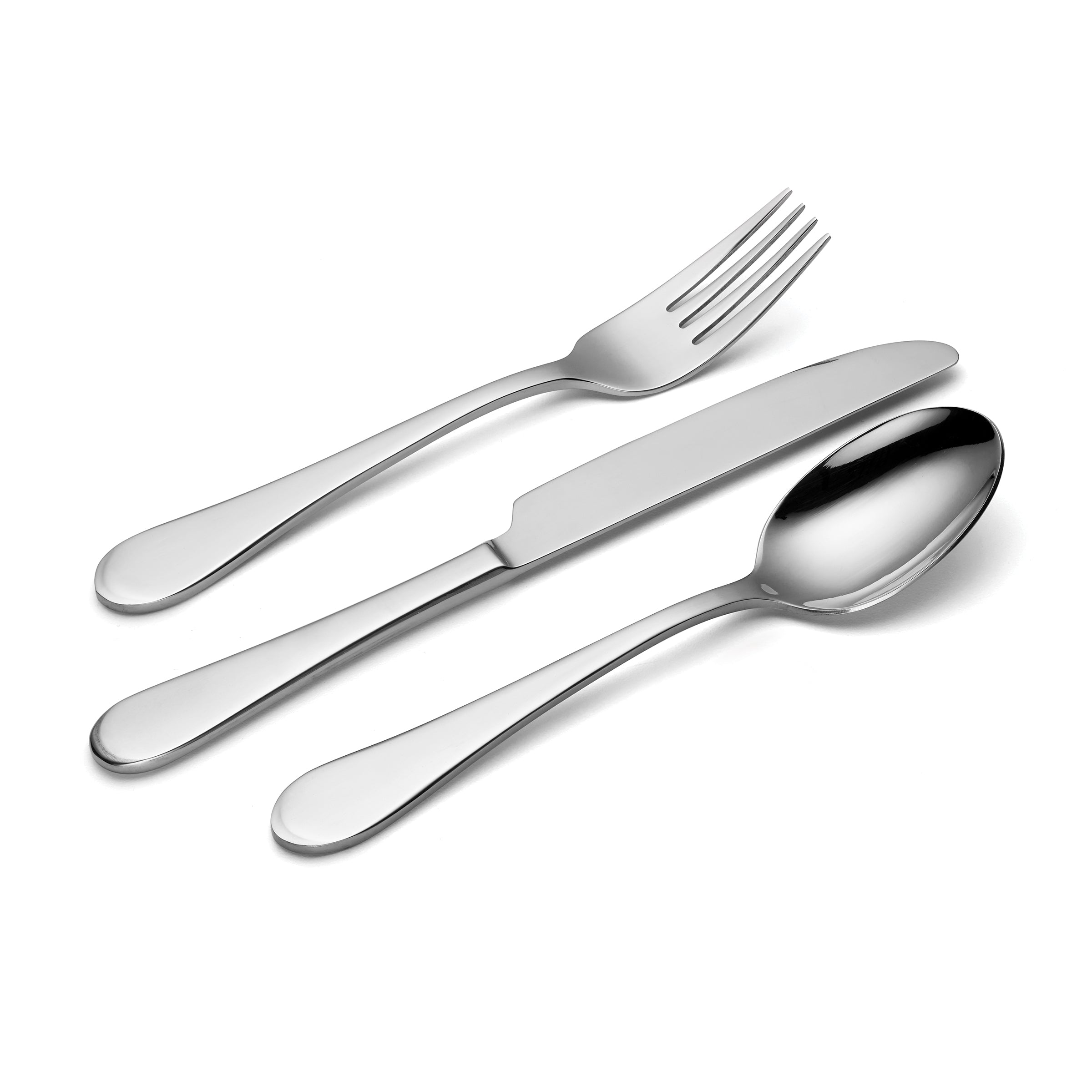 12 Piece Flatware Set with Sleek Finish | Icarus