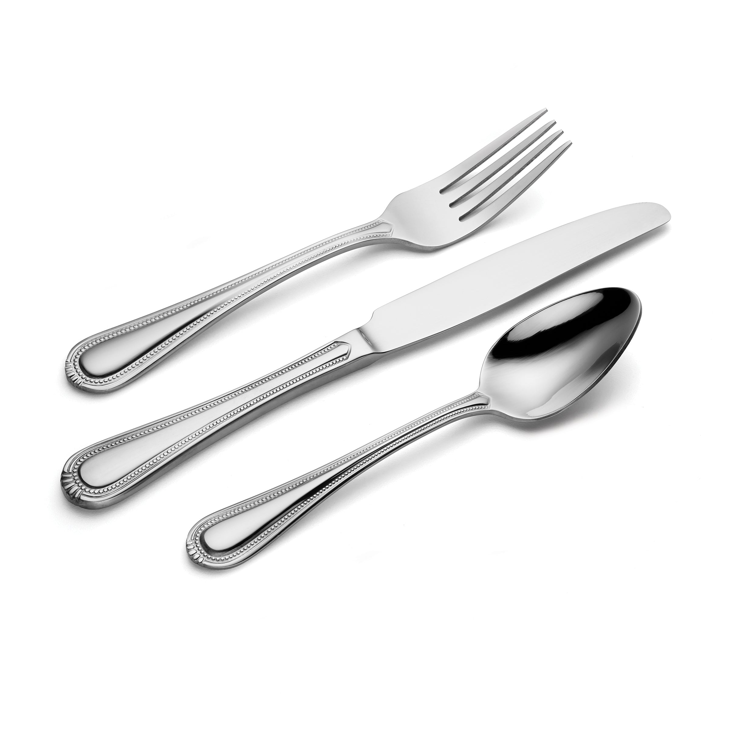 12-Piece Beaded Flatware Set for Elegant Dining | Countess