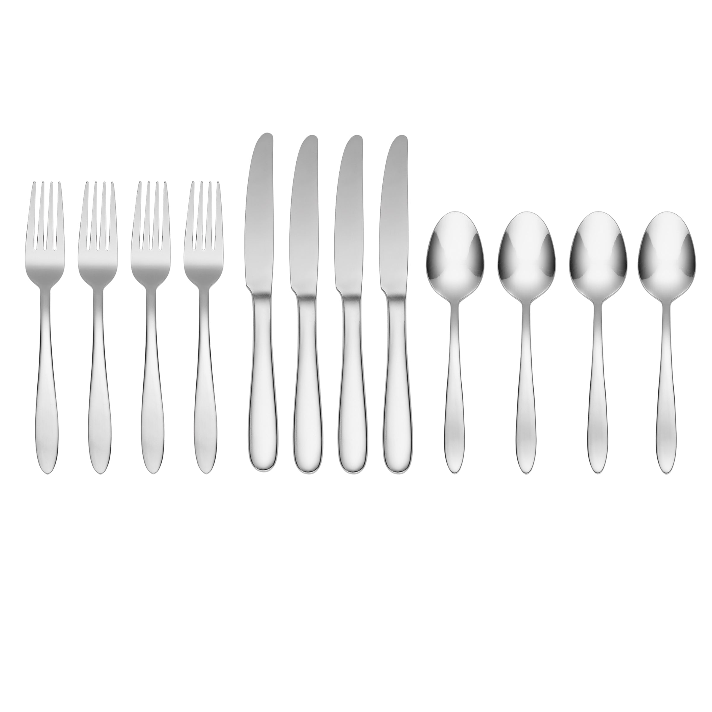 12-Piece Flatware Set with Elegant Design | Mooncrest
