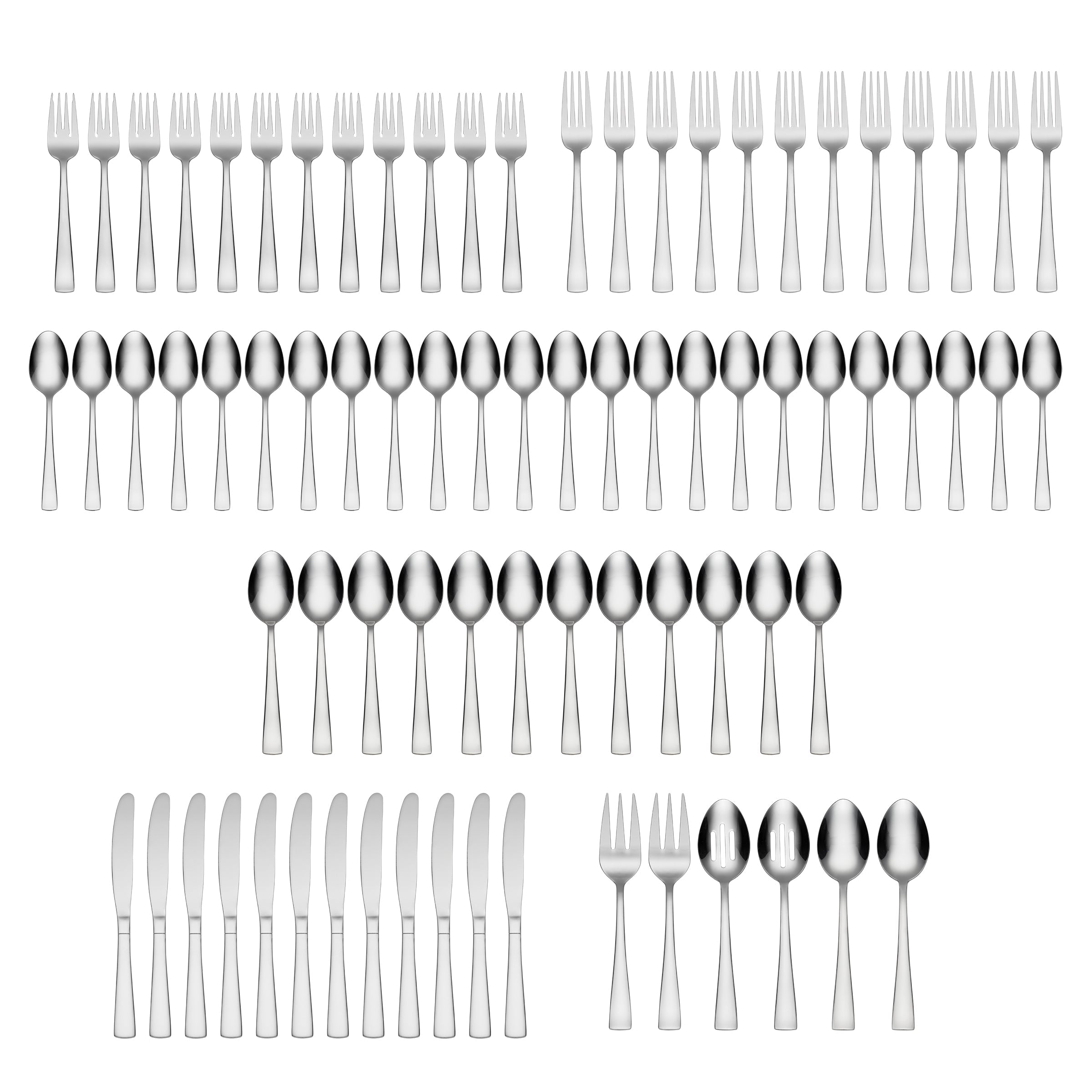 Avery 78-Piece Flatware Set - Heavyweight & Minimalist Design