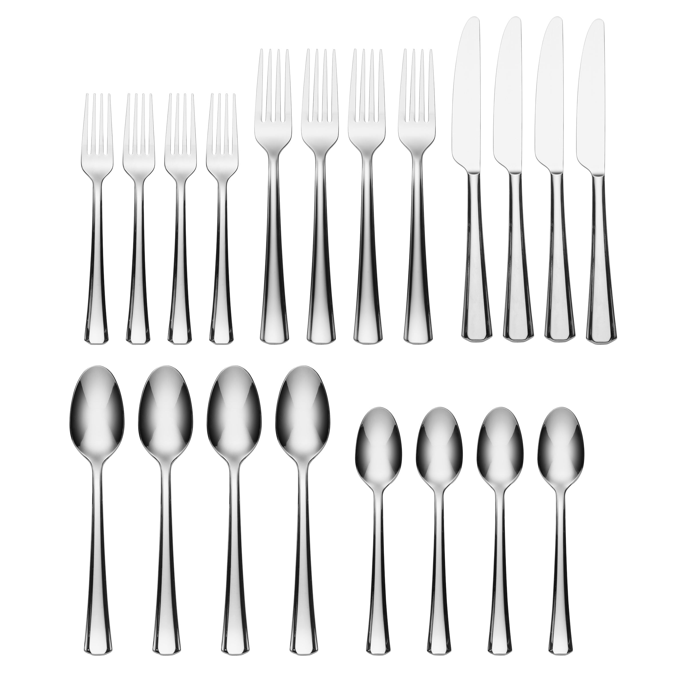 20-Piece Flatware Set for Dinner Parties | Bleeker Timeless Design