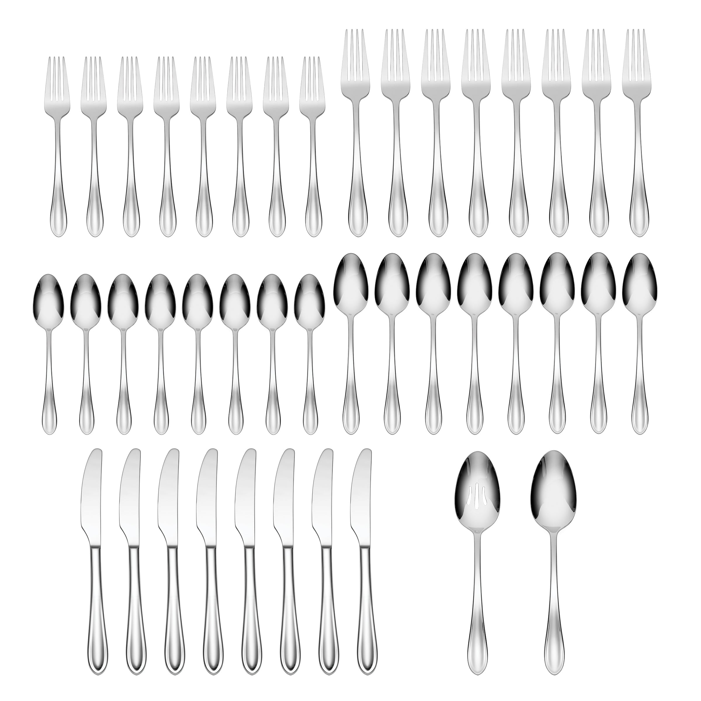 42-Piece Flatware Set for Casual & Formal Dining | Madelynn