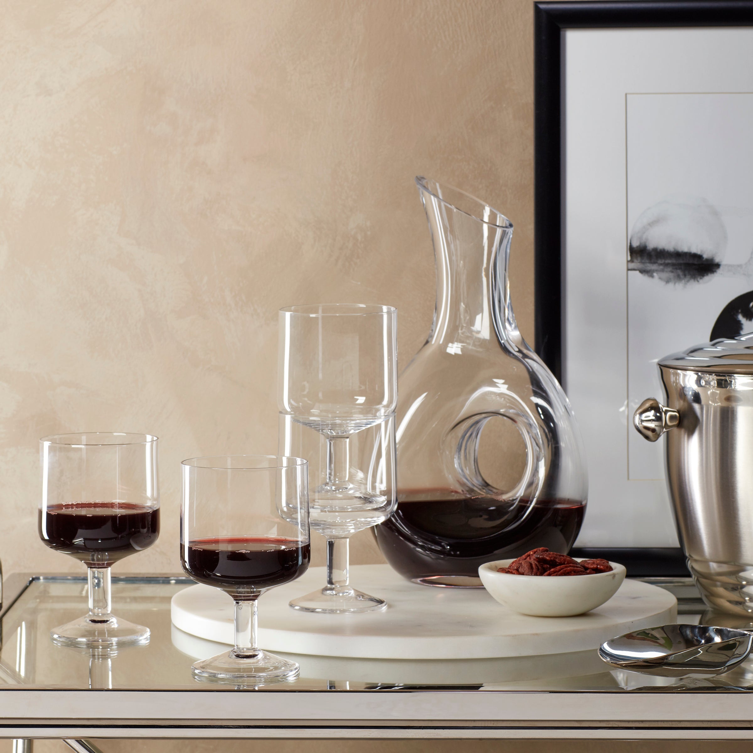 Stackable Wine Glass Set of 4 - Tuscany Classics