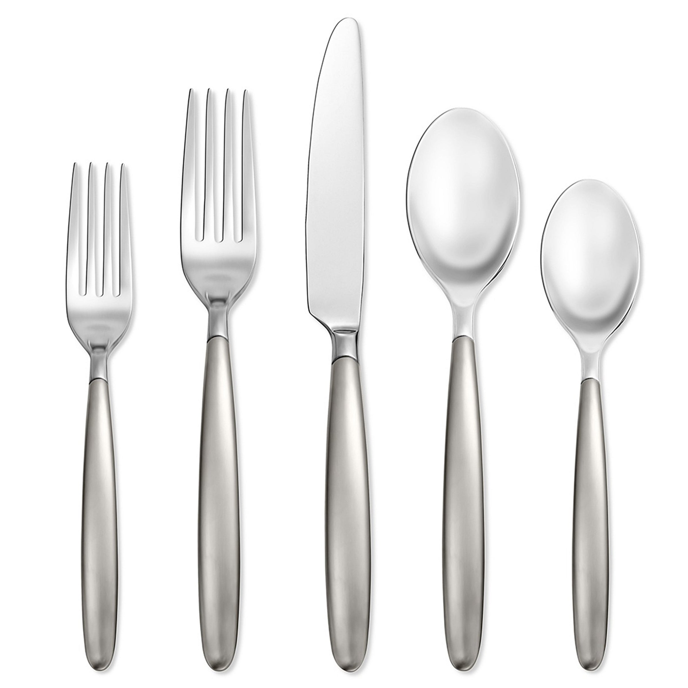 30-Piece Flatware Set with Frosted Finish | Tidal by Skandia