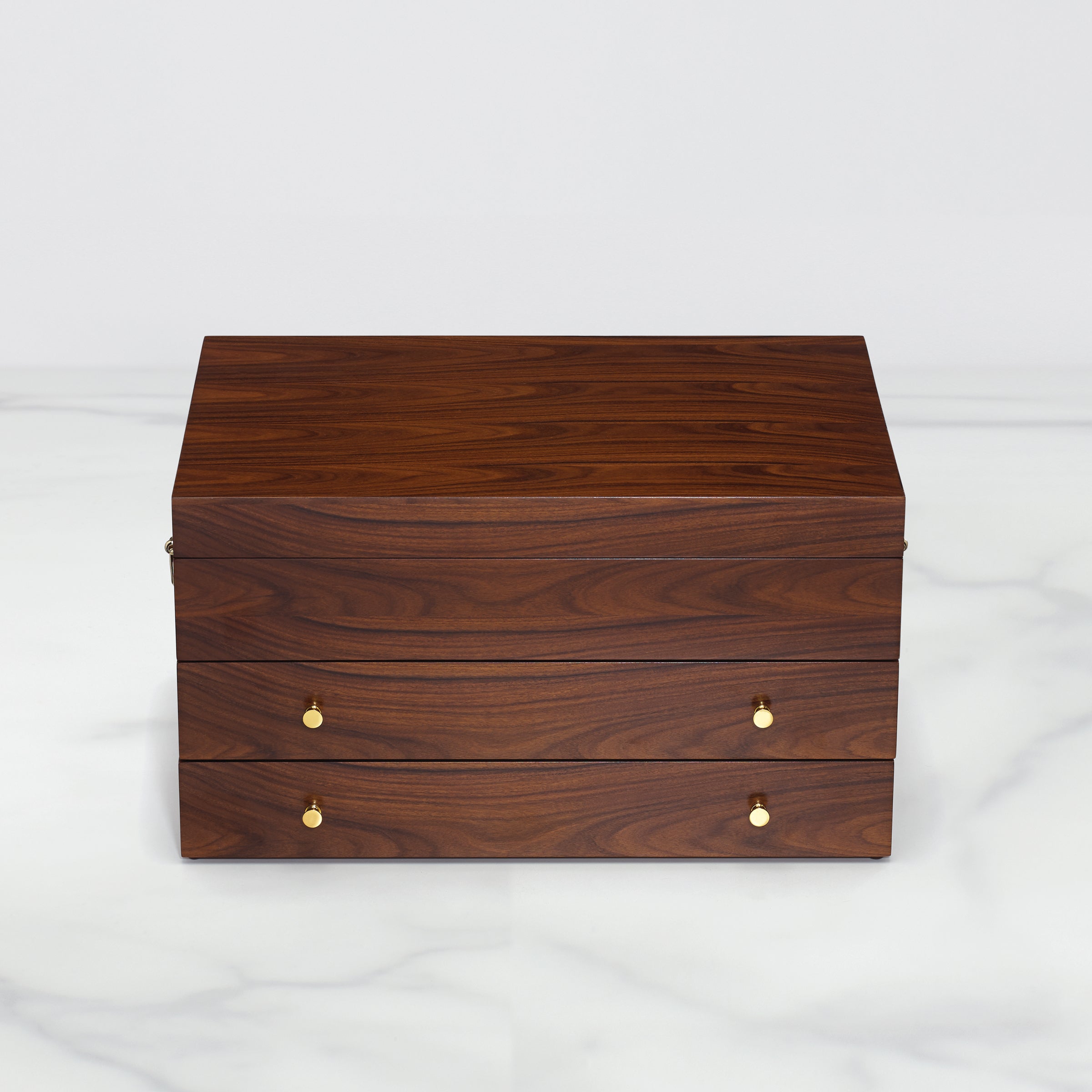 Rosewood Flatware Storage Chest for 24-Piece Sets | Handcrafted