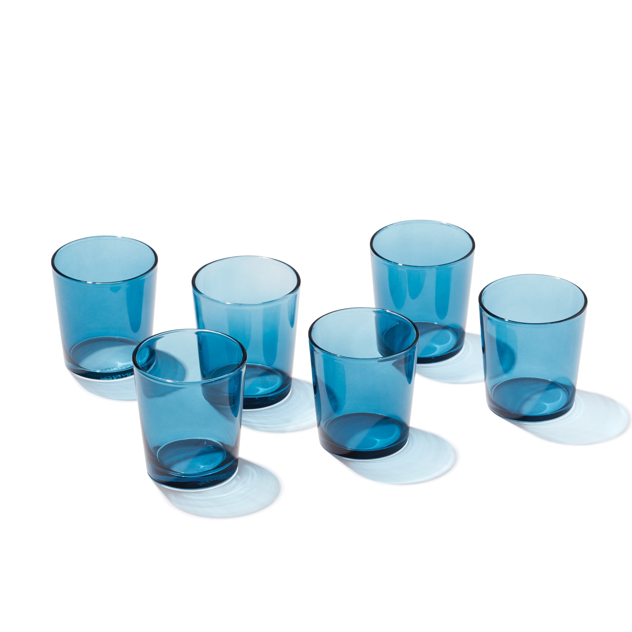 Stackable Blue Shot Glasses Set of 6 | Oneida