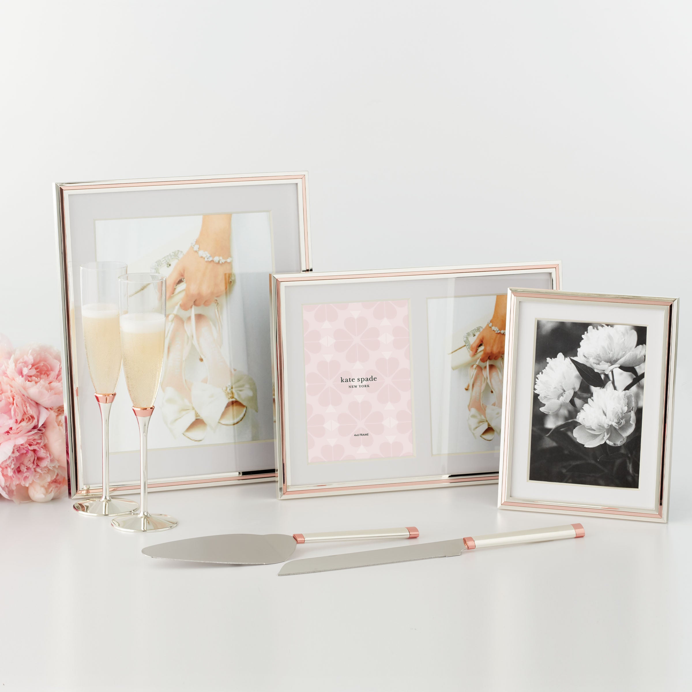 5x7 Silver-Plated Picture Frame for Special Occasions | Rosy Glow