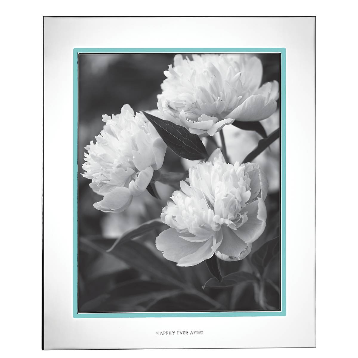 Silverplate 8x10 Photo Frame with Enamel Details | Take The Cake Collection