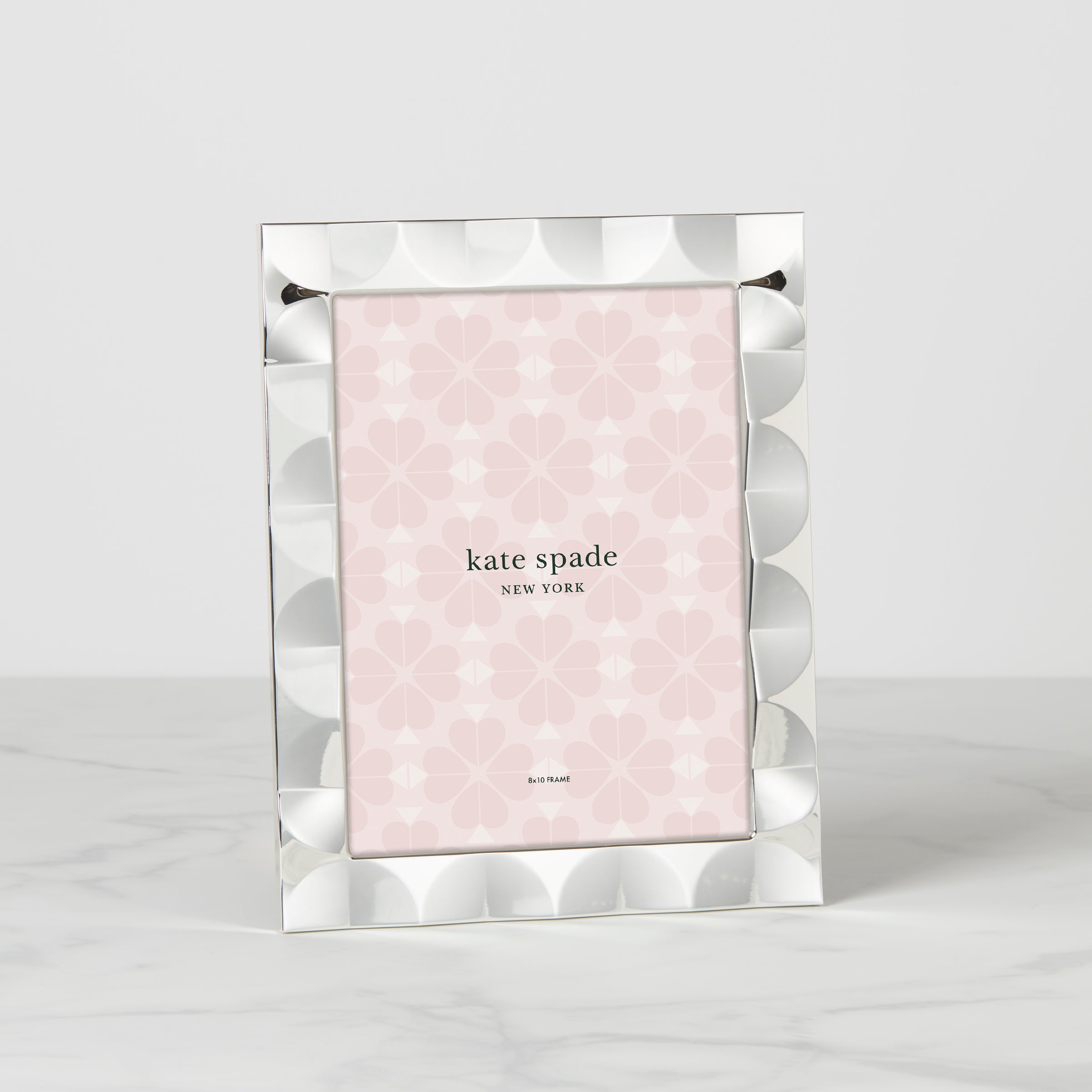 8x10 Silver Scallop Picture Frame for Photos | Kate Spade