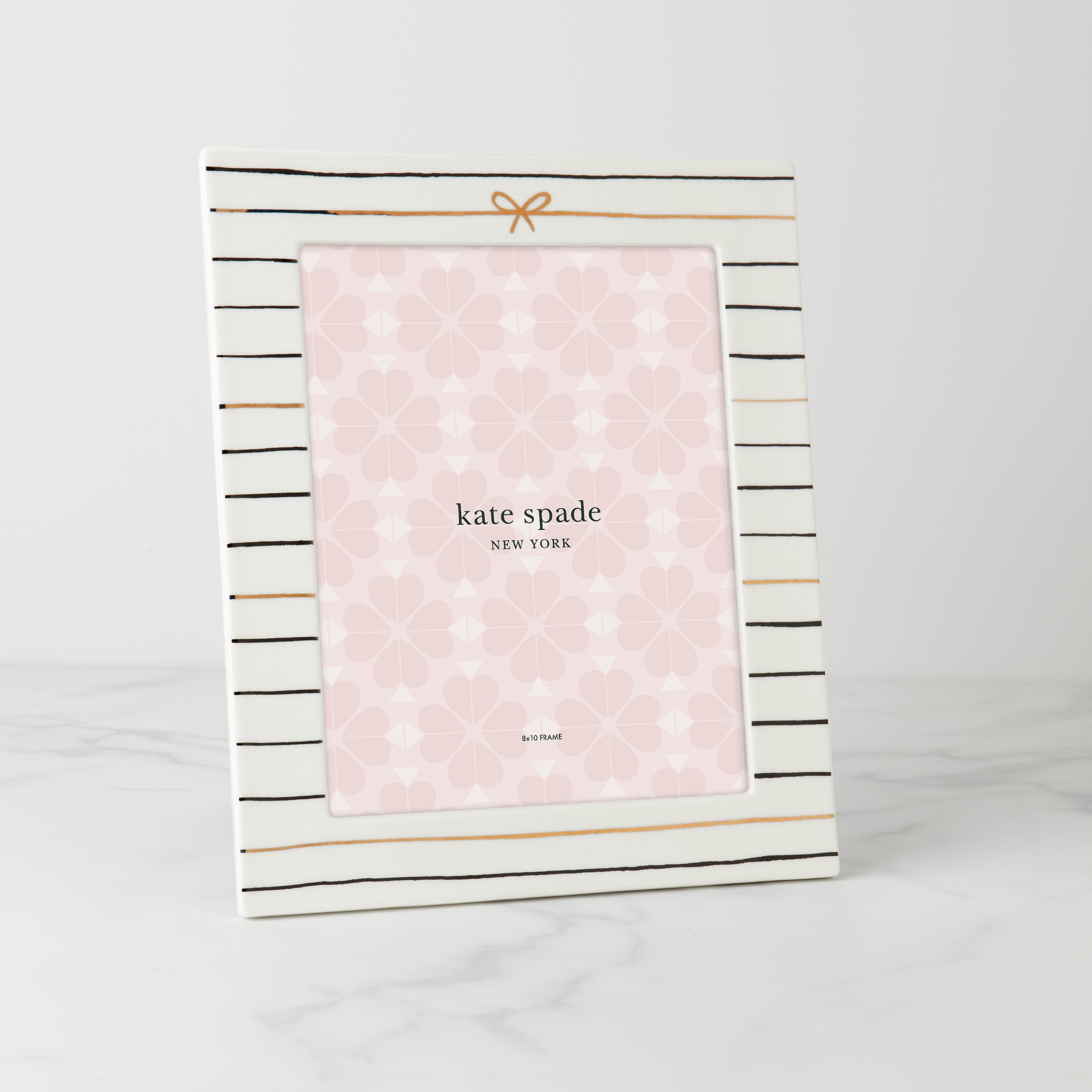 8x10 Picture Frame with Silver & Gold Stripes | Charmed Life