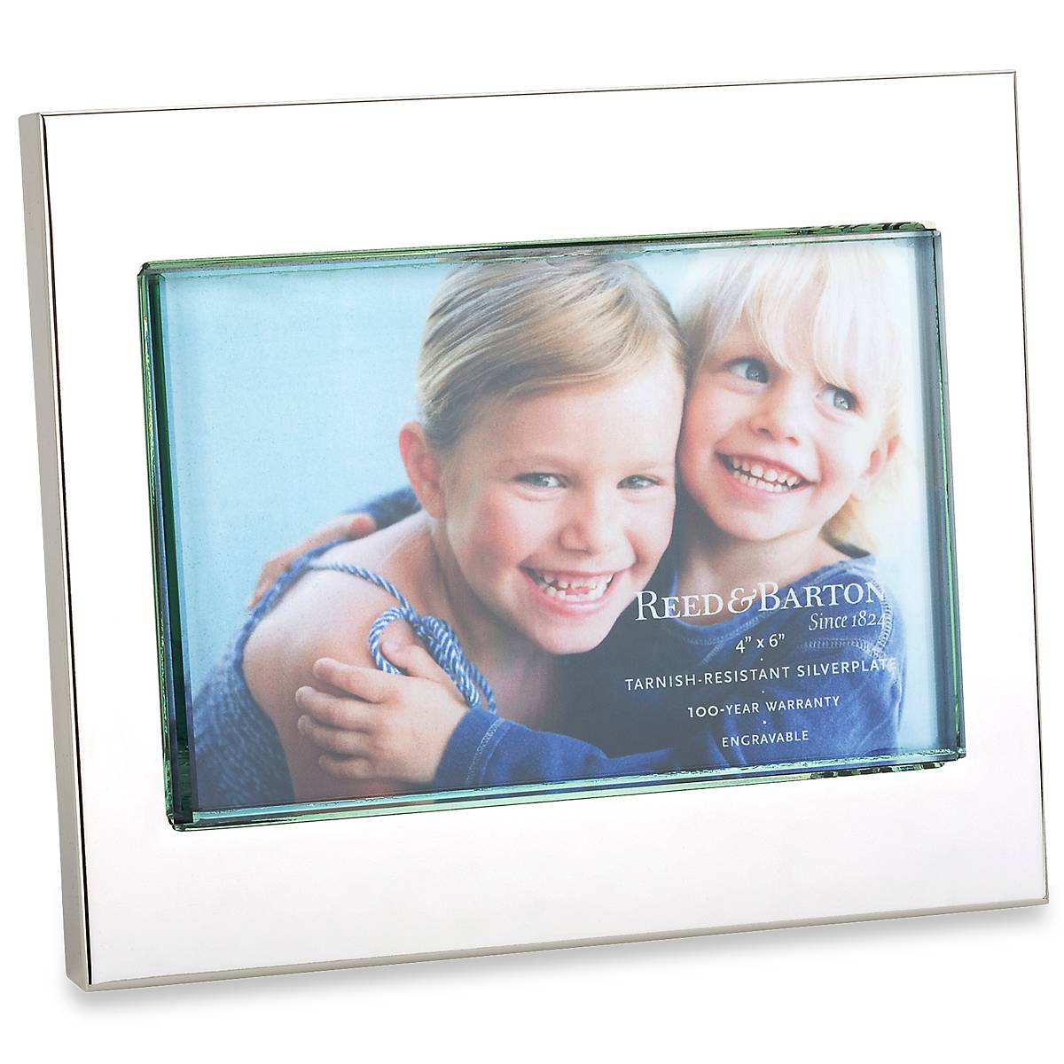 Silver-Plated 4x6 Photo Frame with Beveled Glass | Addison by Reed & Barton