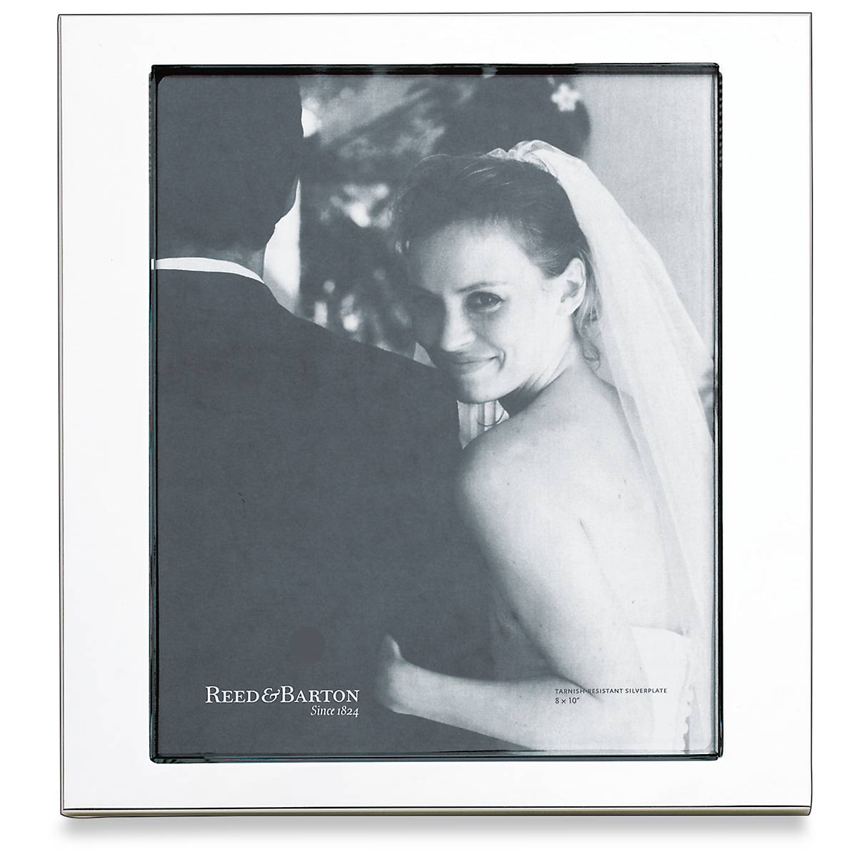 Silver-Plated 5x7 Photo Frame with Beveled Glass | Addison by Reed & Barton