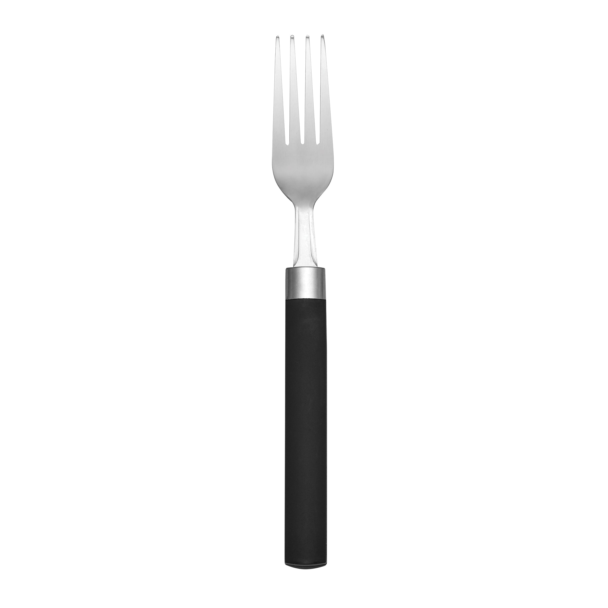 Black Dinner Fork with Asymmetrical Design | Madeline