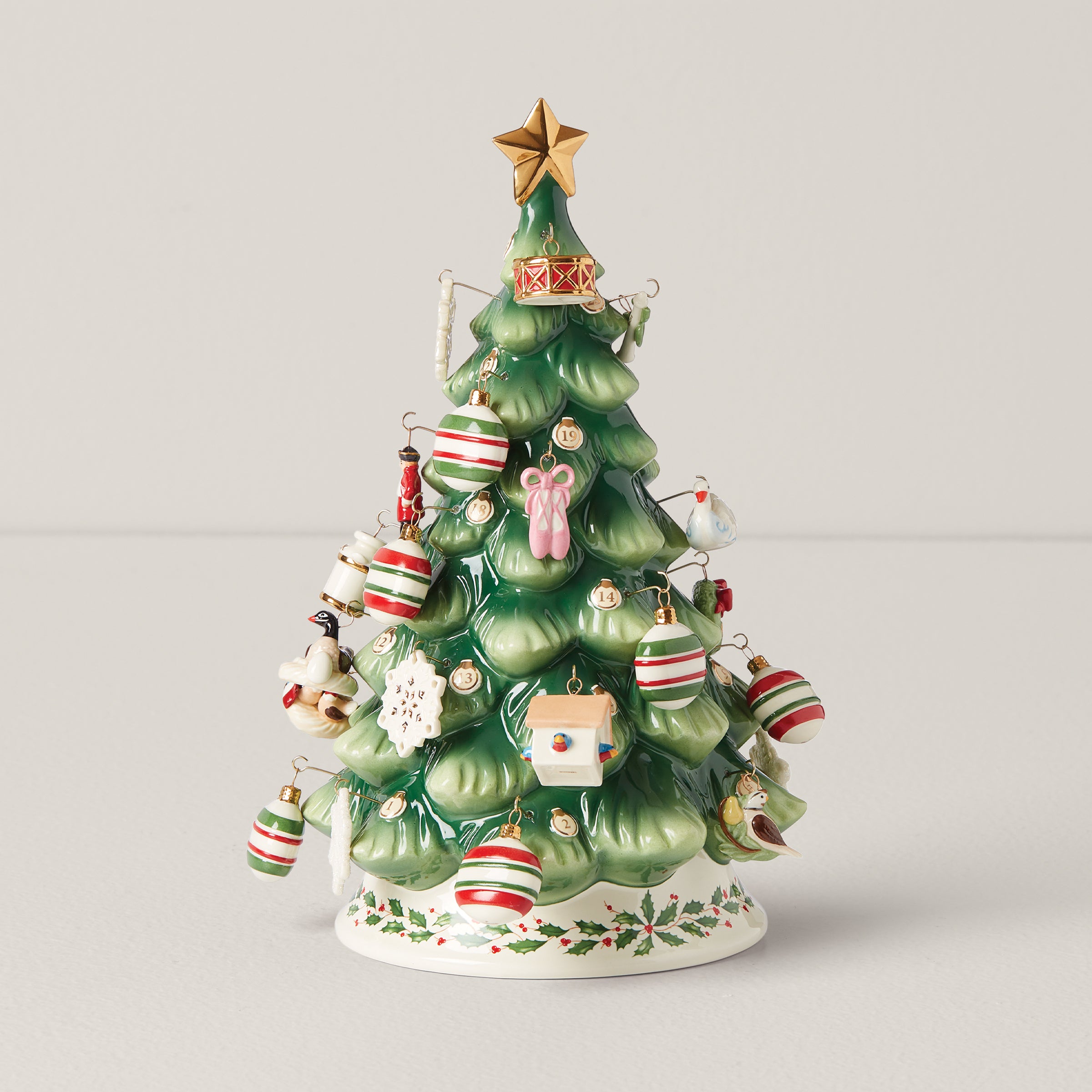 Porcelain Advent Calendar with 25 Mini Ornaments | Treasured Traditions